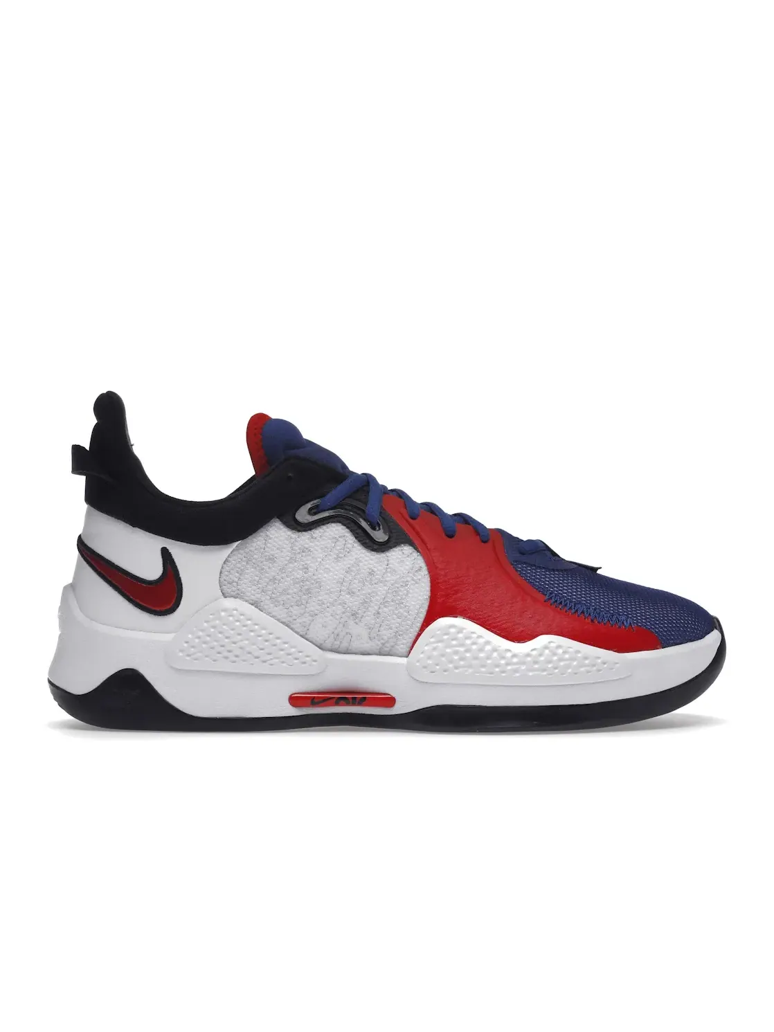Мужские кроссовки для баскетбола Nike PG 5 — изображение 1 из 4, белый/синий/красный