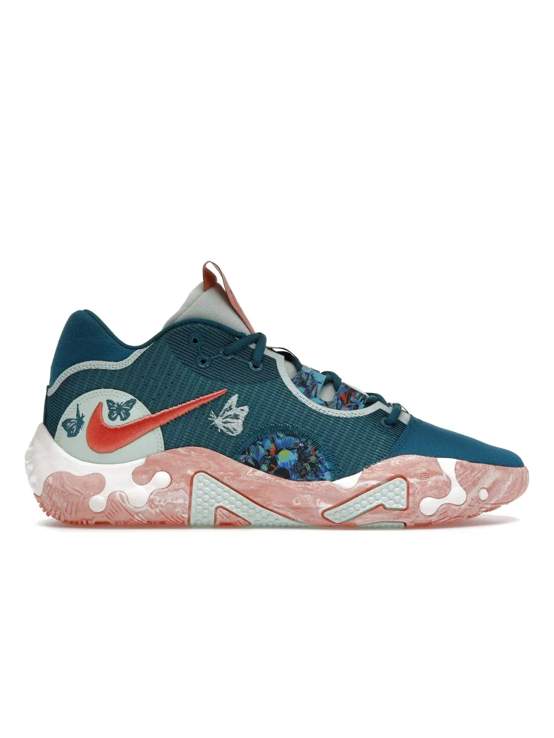 Мужские баскетбольные кроссовки с низким вырезом Nike PG 6 — изображение 1 из 4, темный/розовый