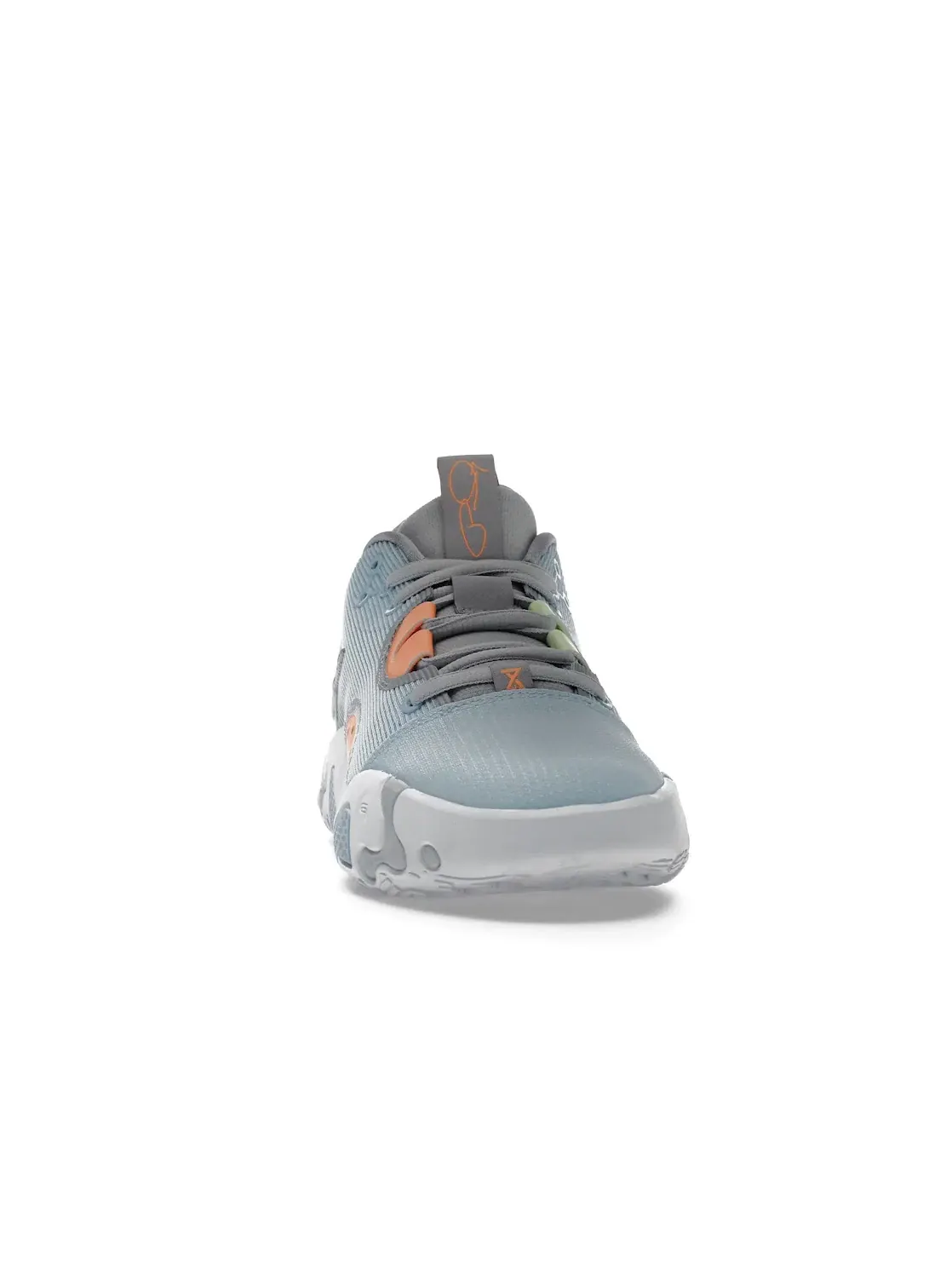 Мужские баскетбольные кроссовки с уникальной системой шнуровки Nike PG 6 Nike — изображение 2 из 4, синий/кремовый//серый