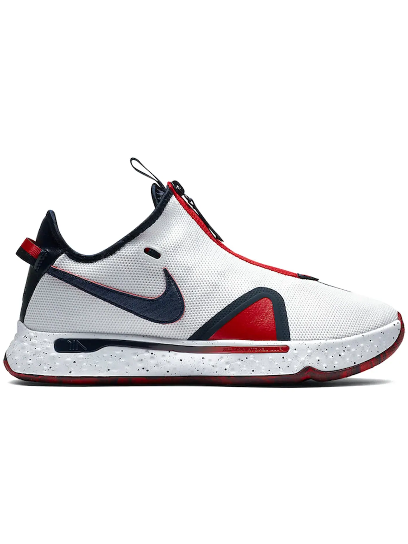 Мужские кроссовки для баскетбола Nike PG4 — изображение 1 из 1, белый/красный/синий