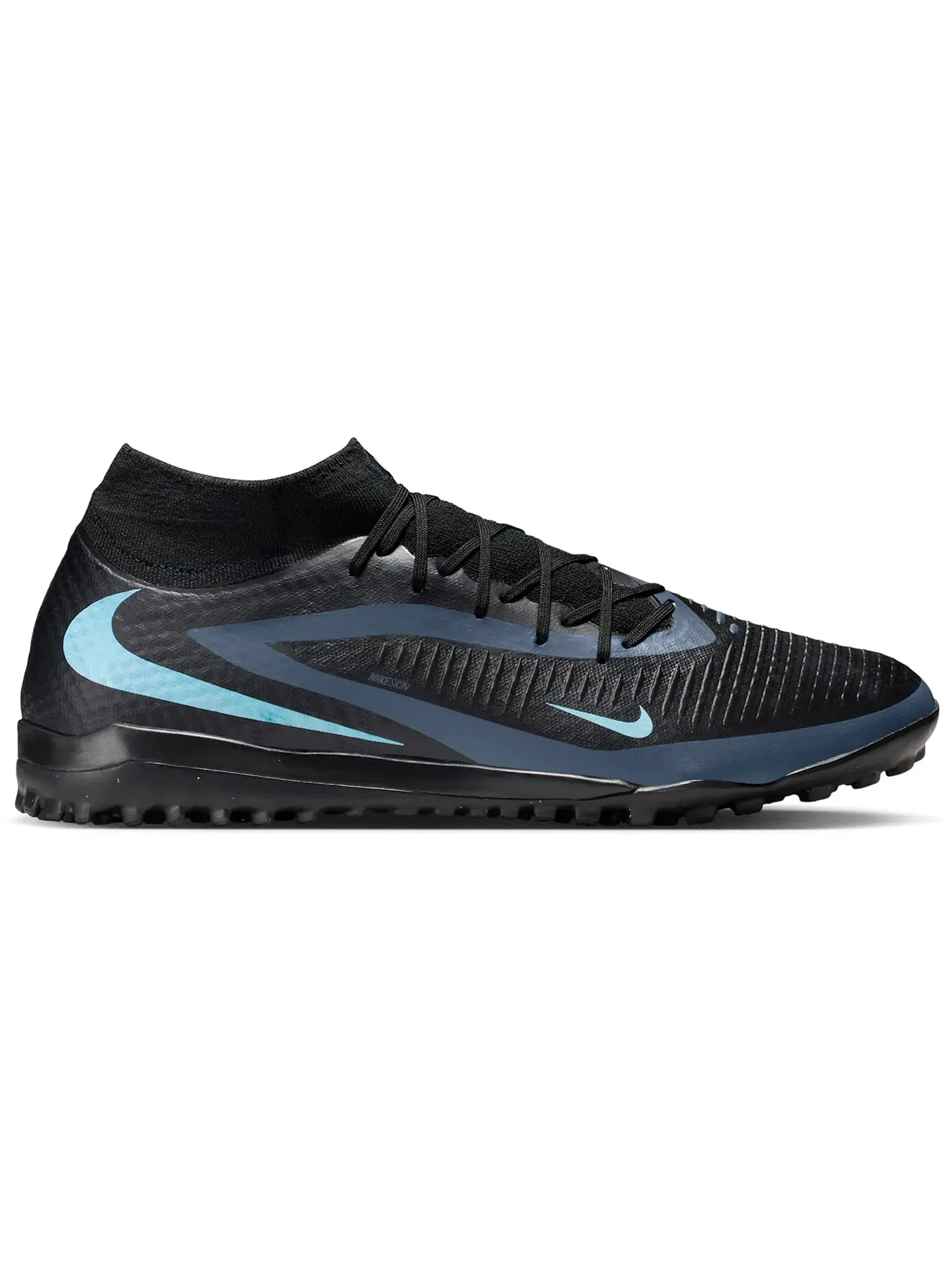 Мужские кроссовки для футбола Nike Phantom 6 High Academy TF — изображение 1 из 1, черный/черный