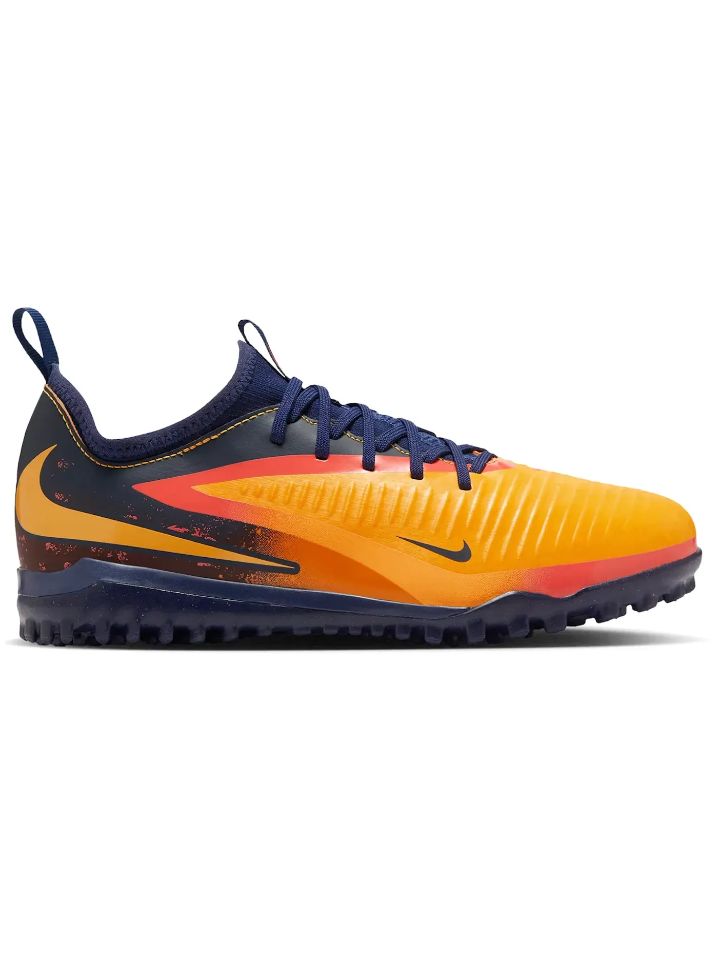 Детские кроссовки для футбола с шипами Nike Phantom 6 Low Academy TF — изображение 1 из 1, оранжевый/синий