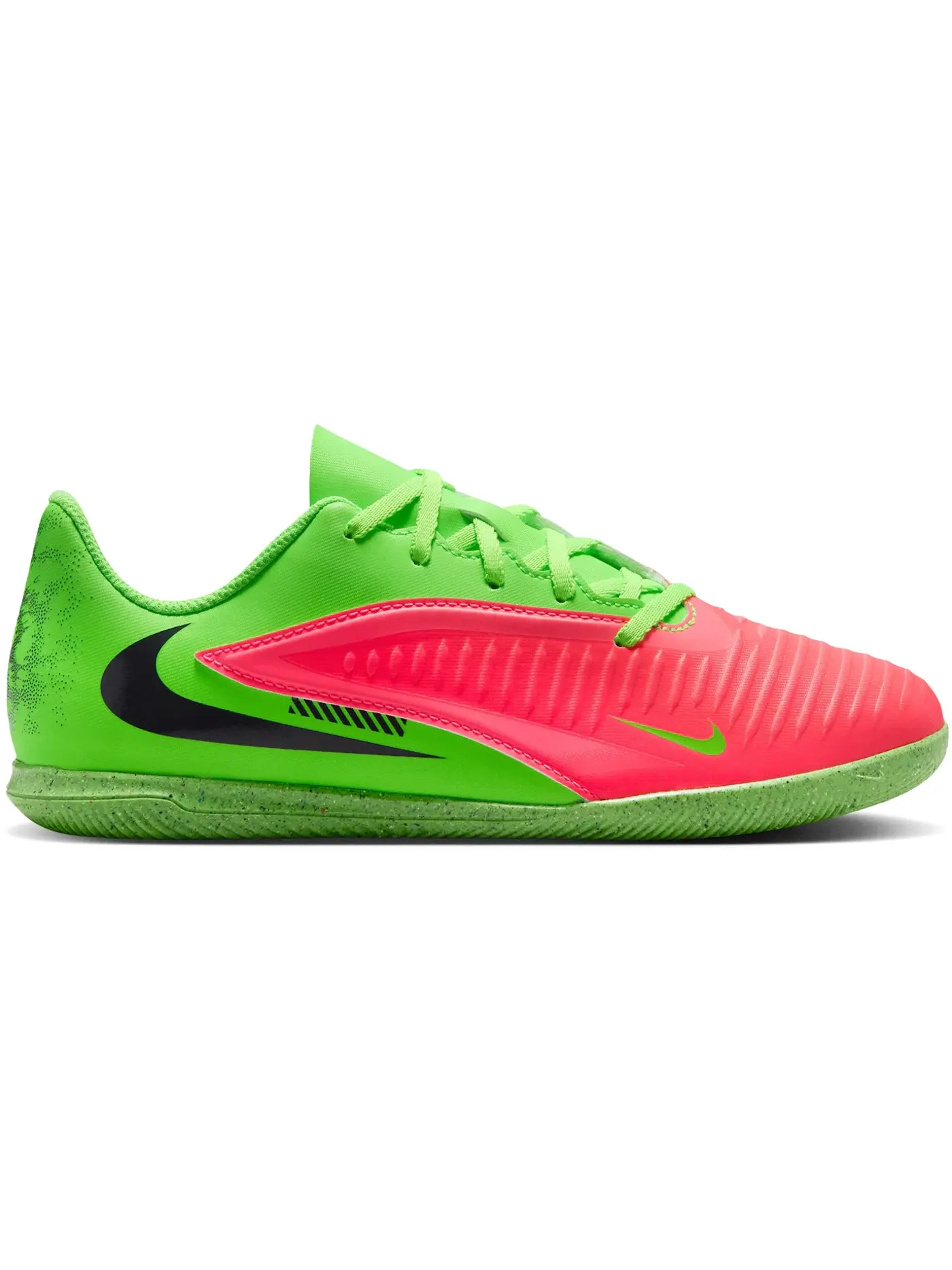 Детские кроссовки для футбола Nike Phantom 6 Low Club IC — изображение 1 из 1, зеленый черный