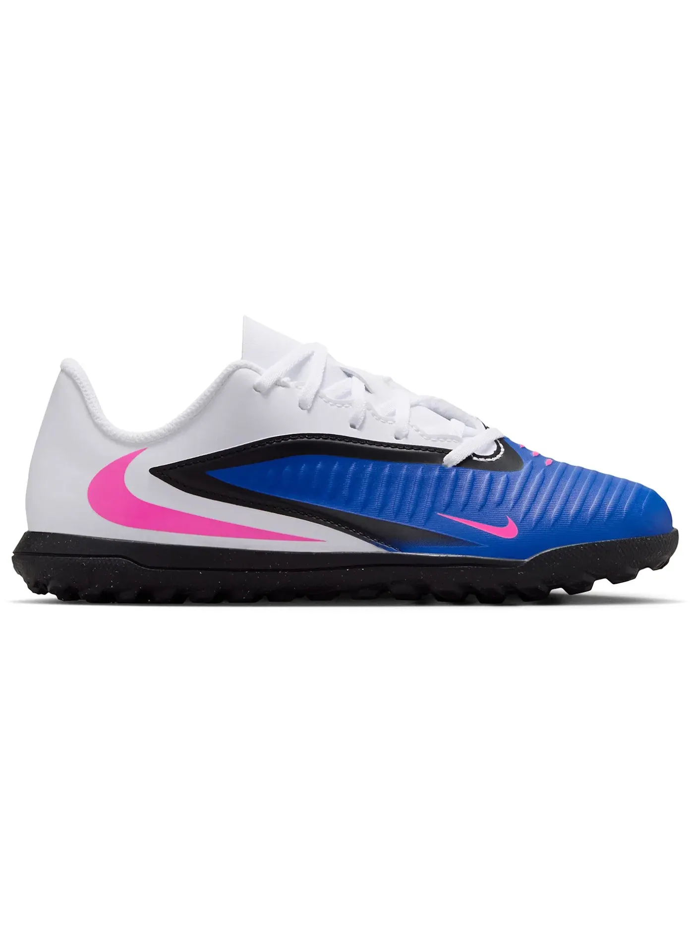 Детские кроссовки с принтом Nike Phantom 6 Low Club TF Attack Pack (GS) — изображение 1 из 1, синий/белый/розовый