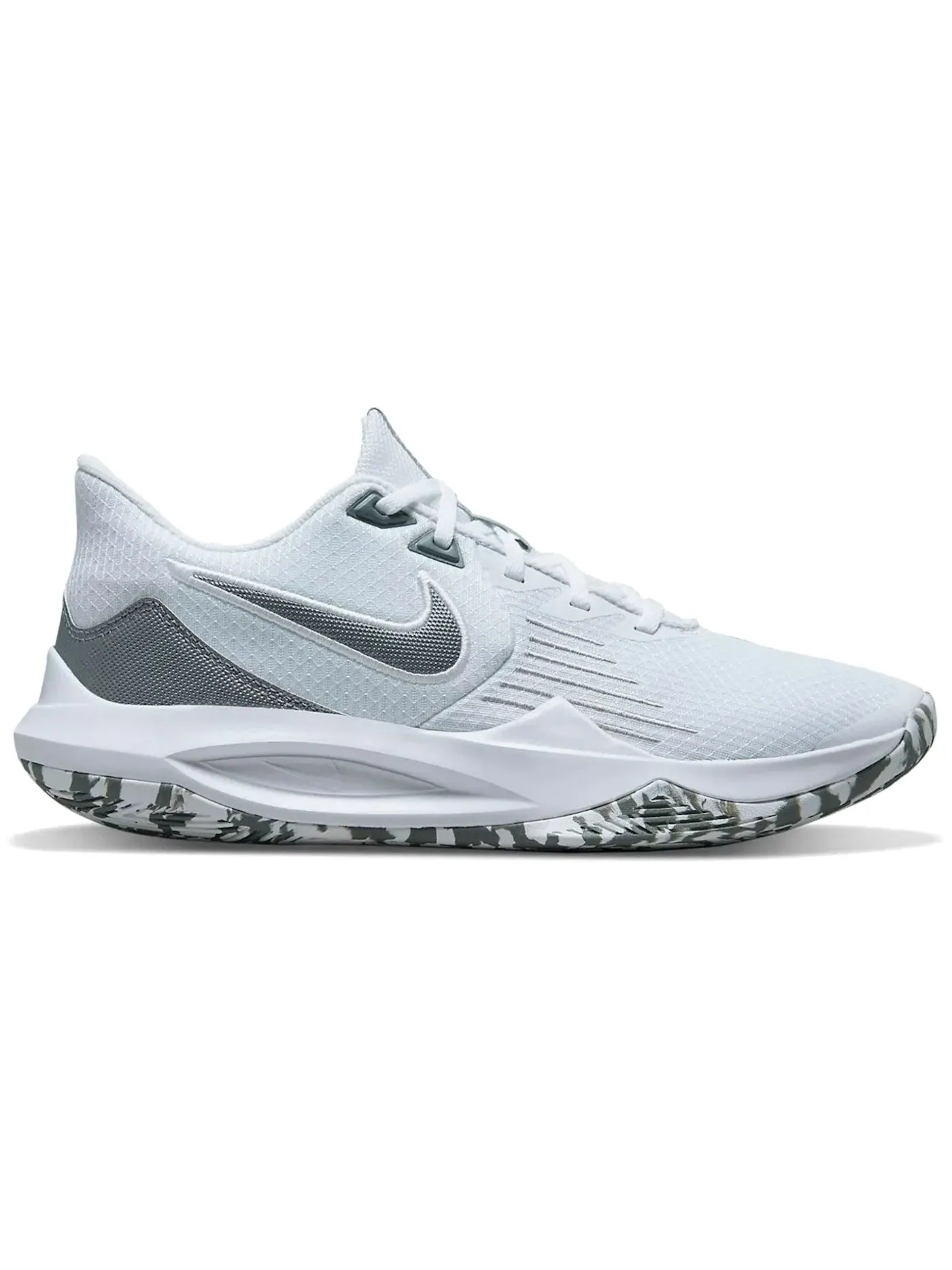 Мужские кроссовки для бега Precision 5 Nike — изображение 1 из 1, белый серый