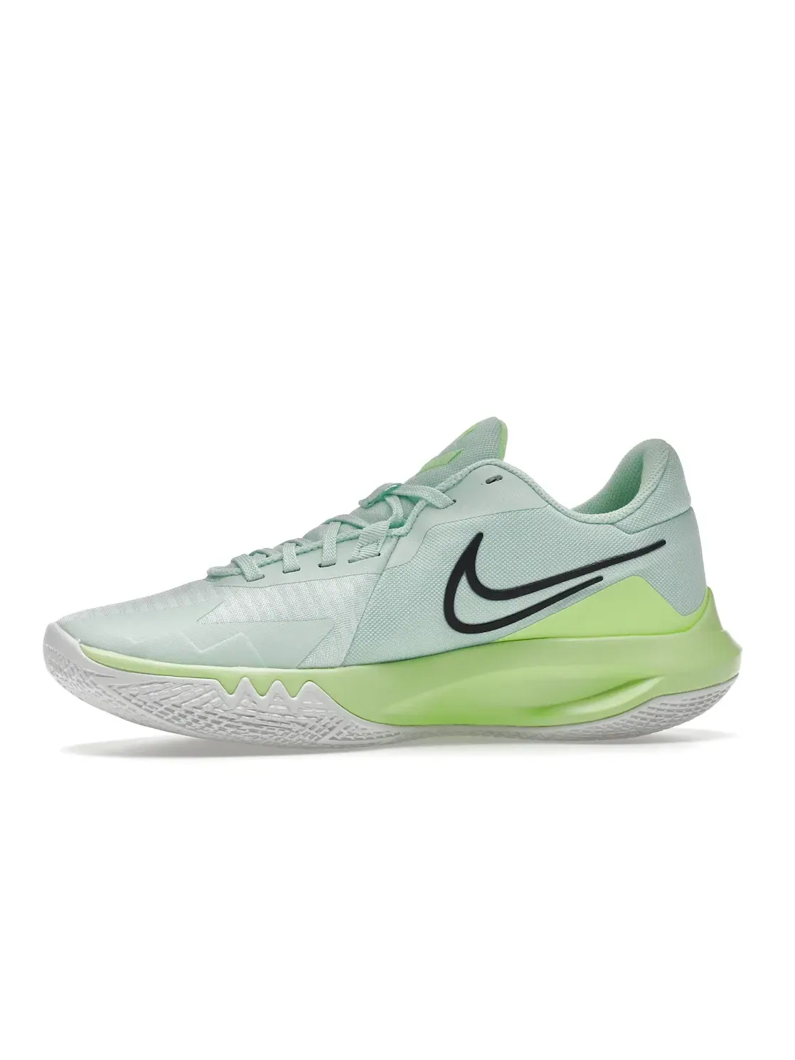 Мужские кроссовки для бега Nike Precision 6 Nike — изображение 3 из 4, зеленый/белый/фиолетовый