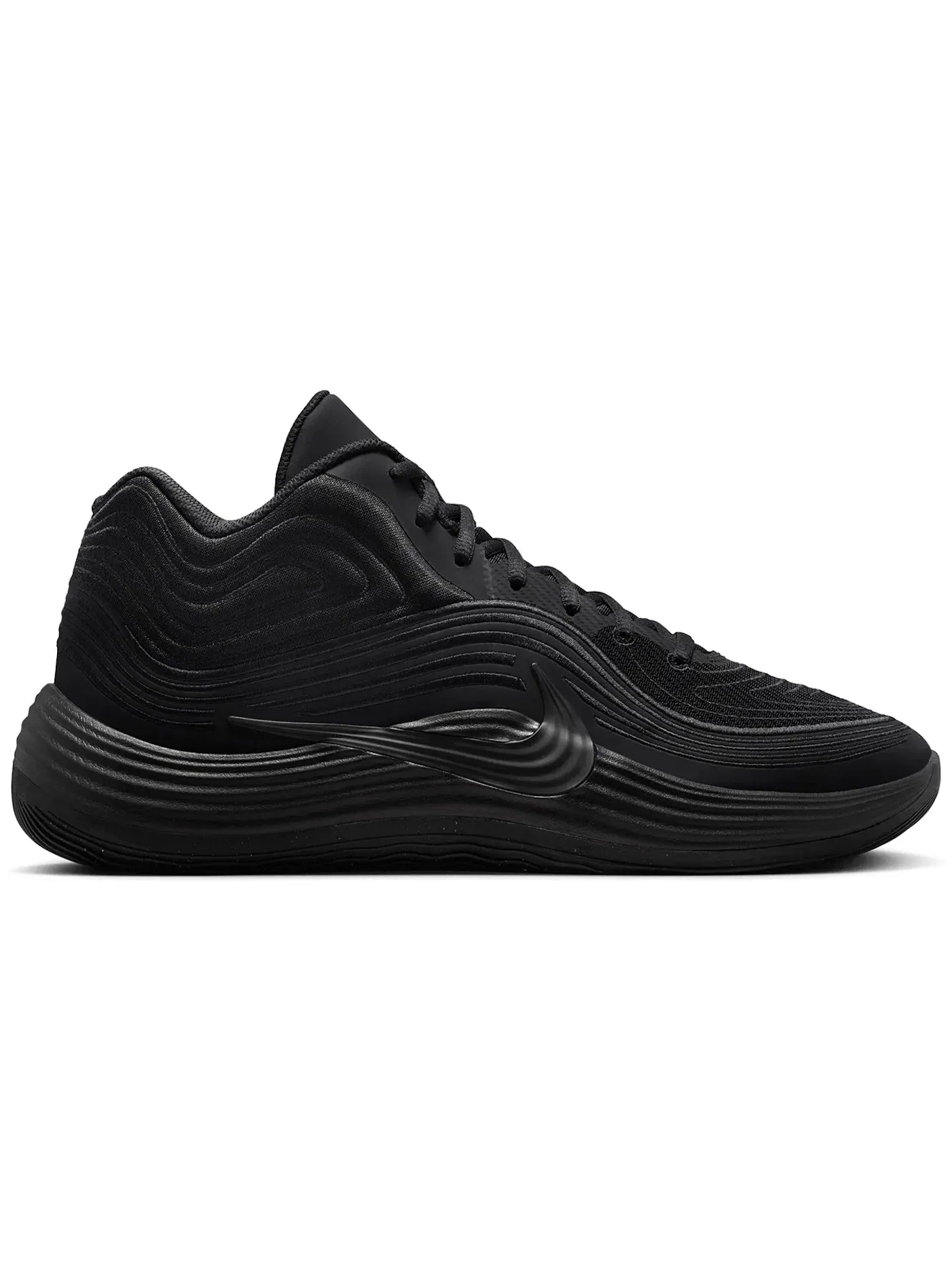 Мужские кроссовки для баскетбола Nike Precision 8 Mid — изображение 1 из 1, черный/черный/черный