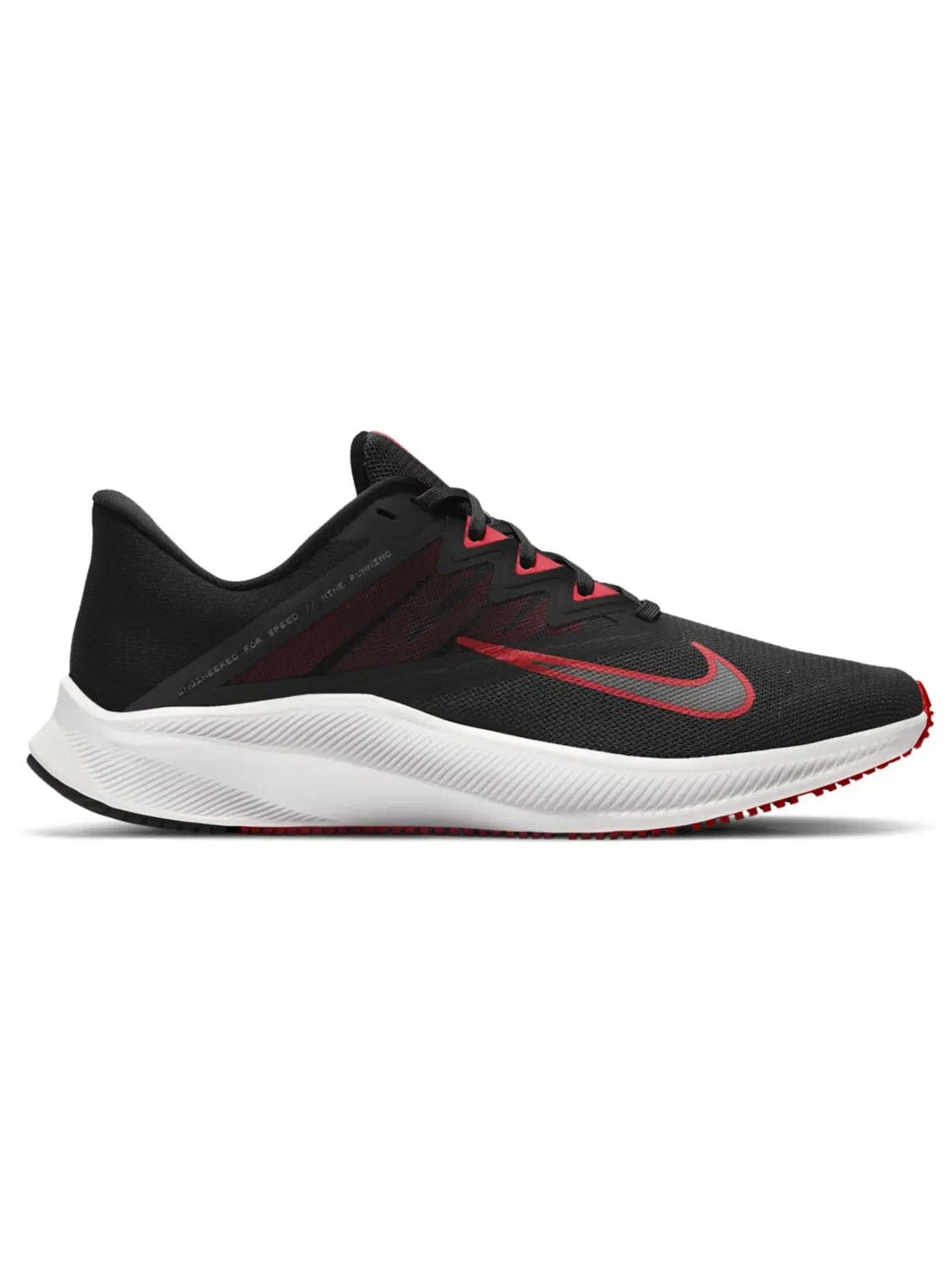 Мужские кроссовки Lifestyle Nike Quest 3 — изображение 1 из 1, черный/белый/красный