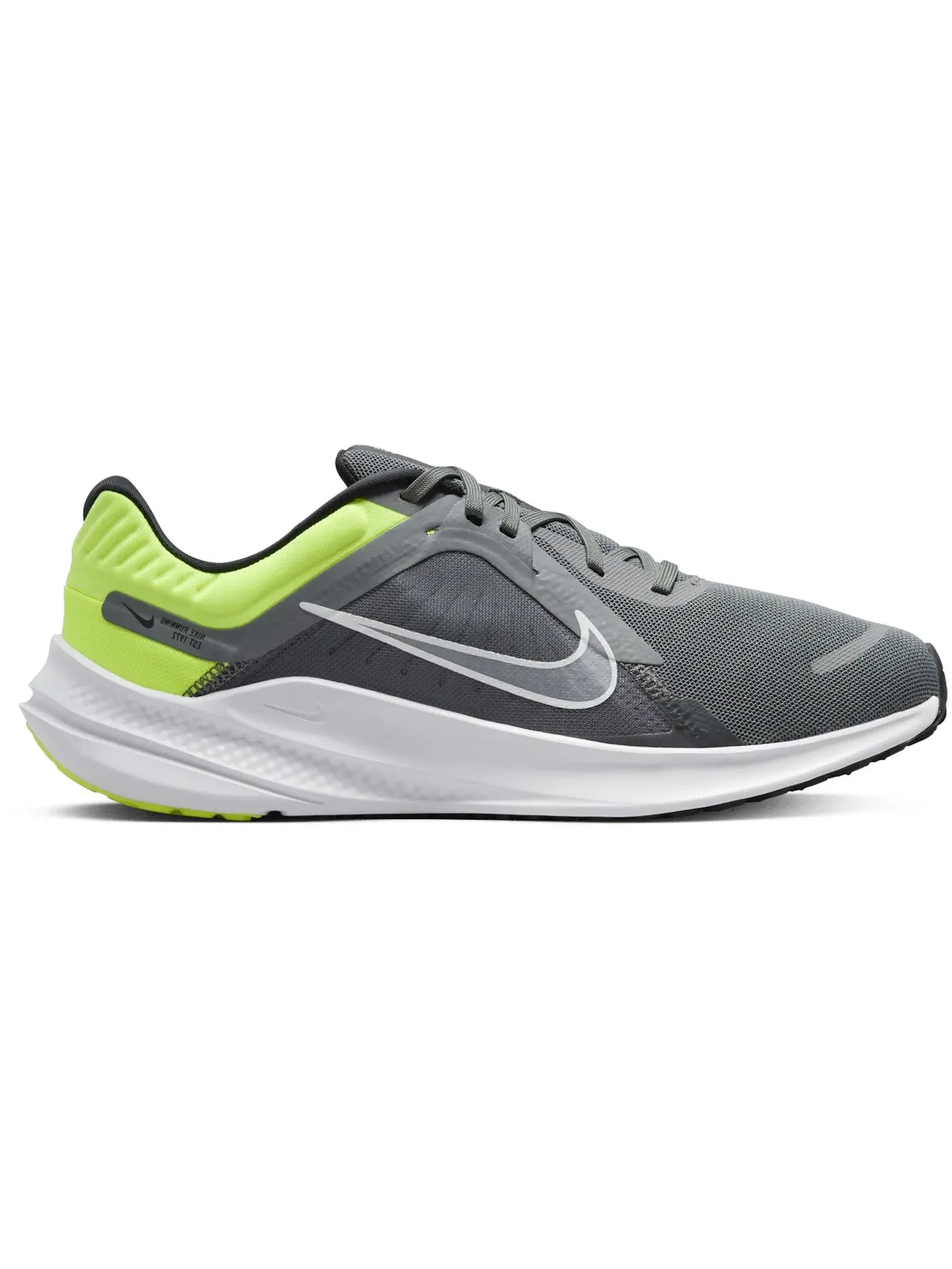 Мужские кроссовки с амортизацией Nike Quest 5 Nike — изображение 1 из 1, серый//черный/белый