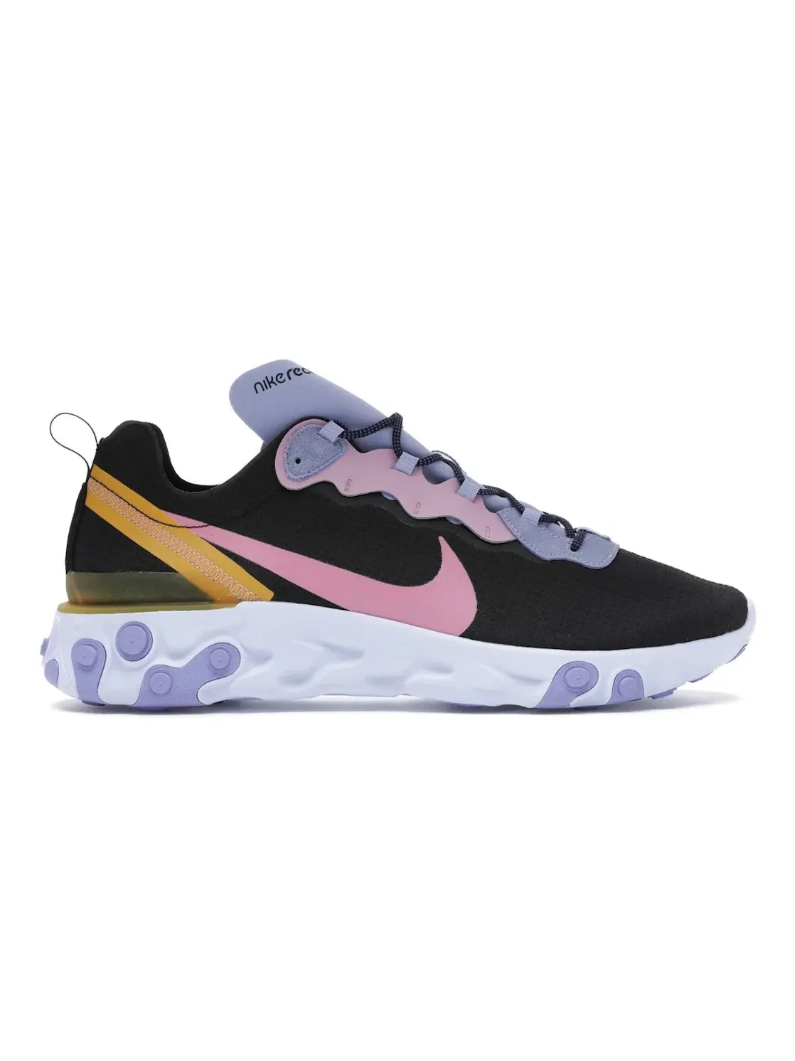 Мужские кроссовки Lifestyle Nike React Element 55 — изображение 1 из 4, черный/светлый