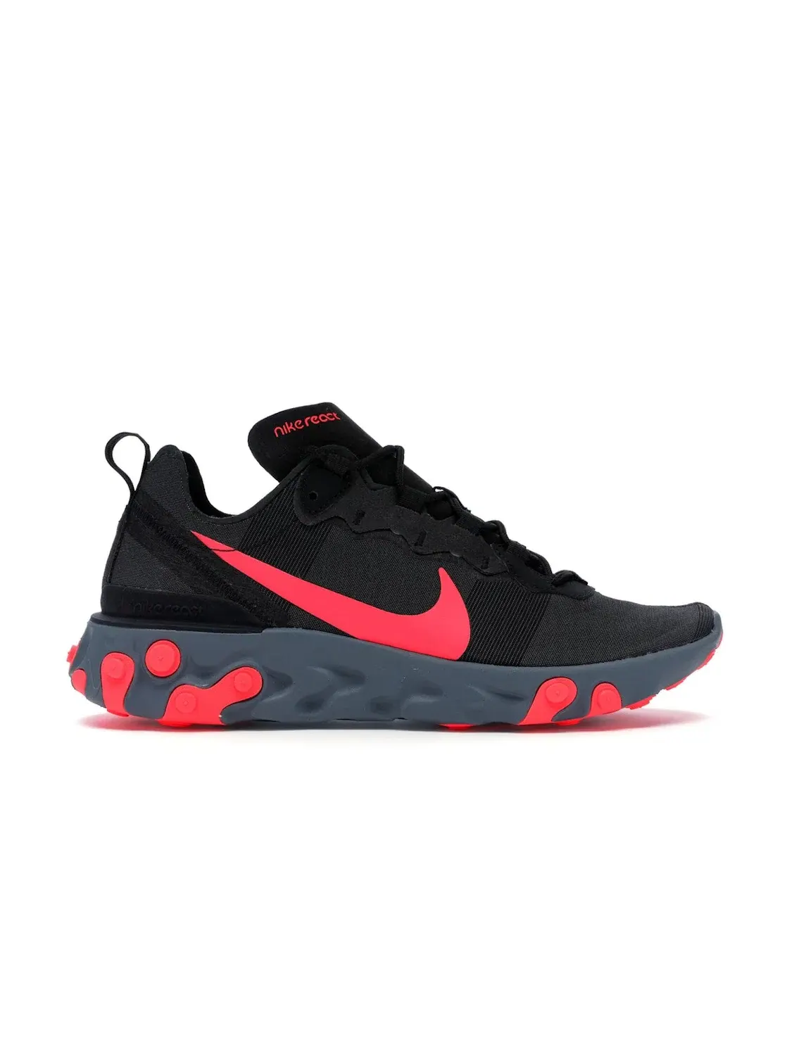 Мужские кроссовки Lifestyle Nike React Element 55 — изображение 1 из 4, черный/красный-серый