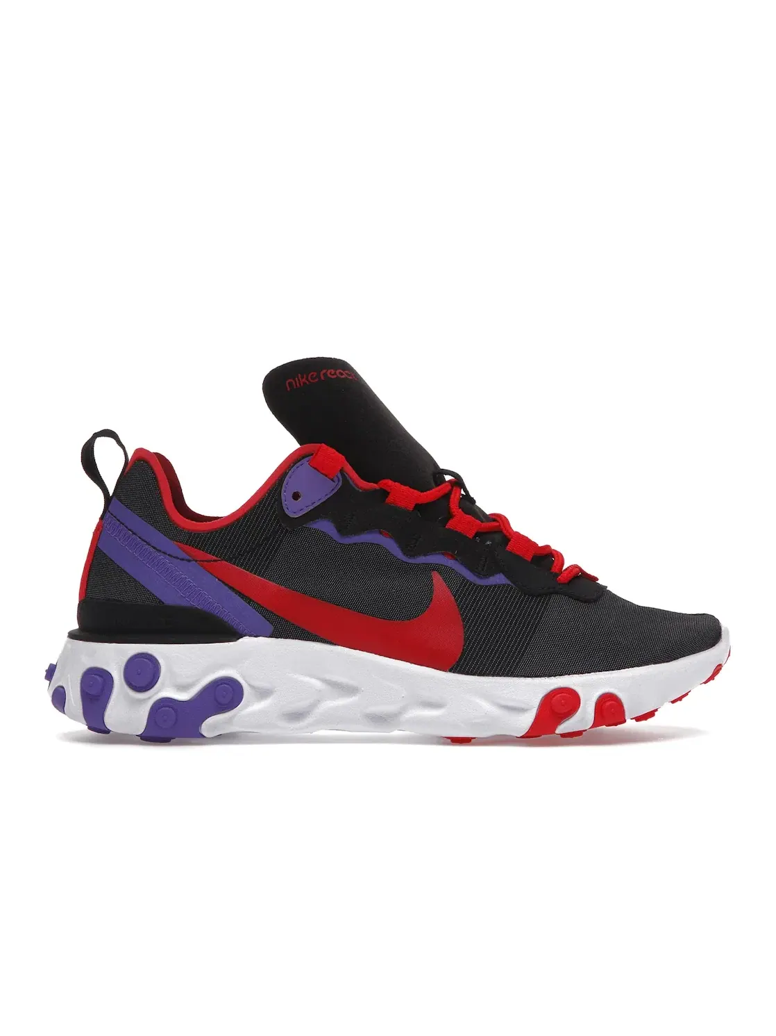 Женские кроссовки с повседневным дизайном Nike React Element 55 Nike — изображение 1 из 4