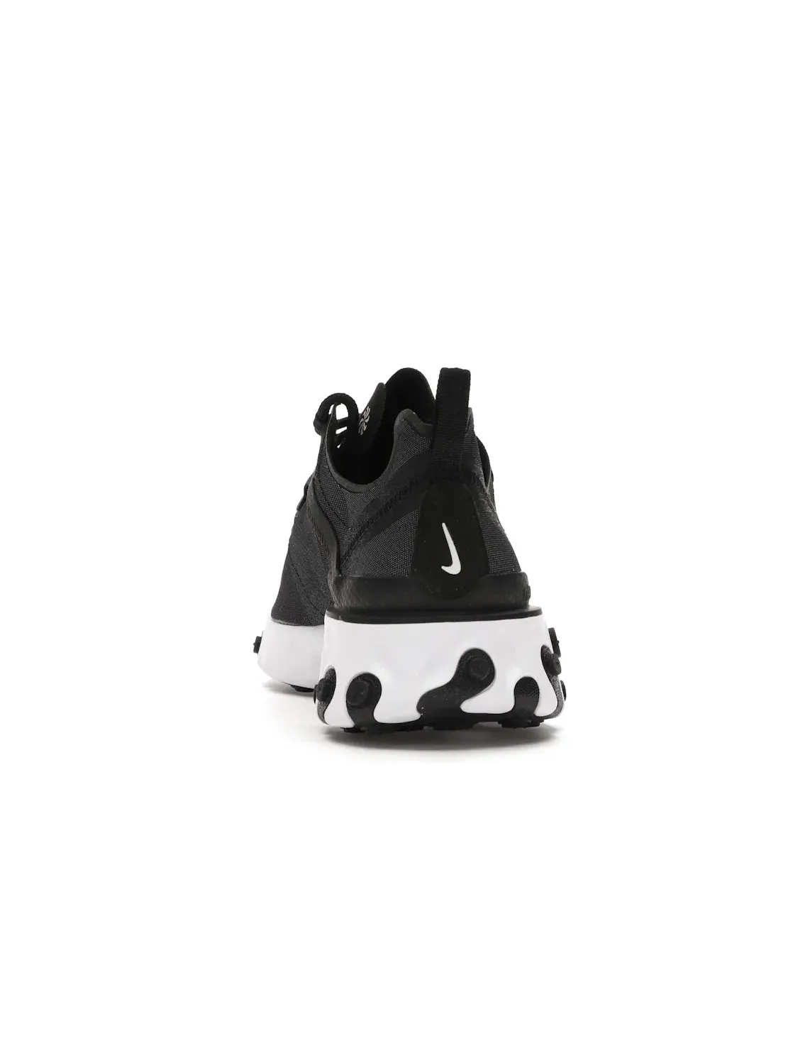 Женские кроссовки для бега с амортизацией Nike React Element 55 — изображение 4 из 4, черный/белый