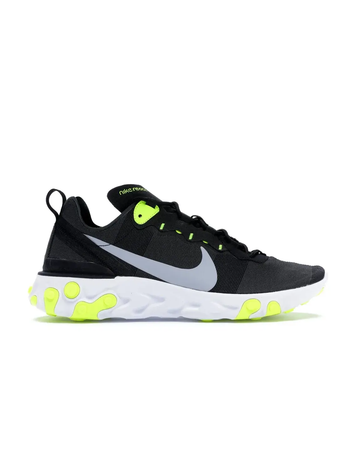 Мужские кроссовки Lifestyle Nike React Element 55 — изображение 1 из 4, черный/серый//белый