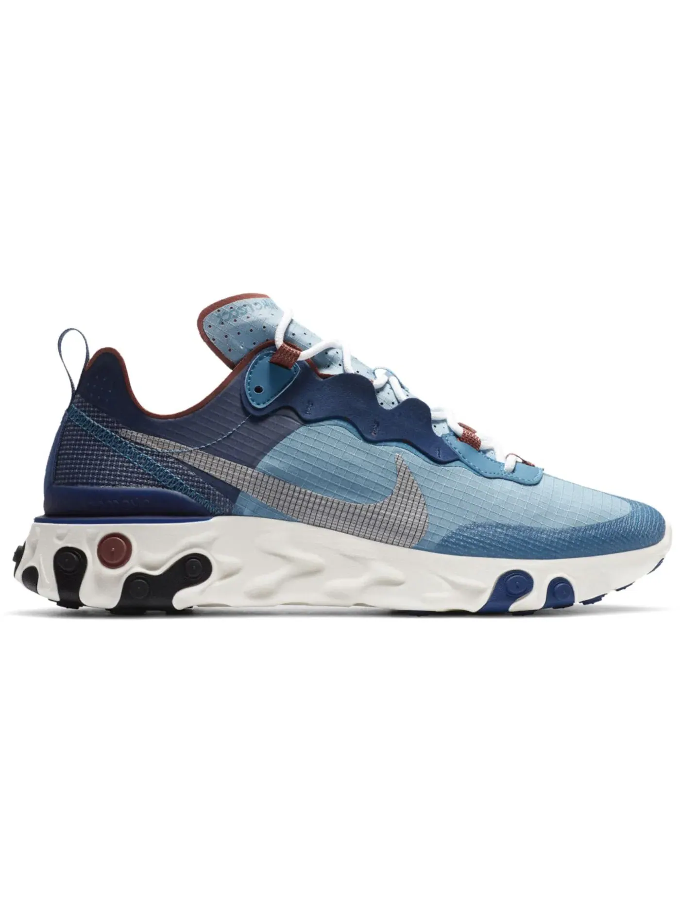 Мужские кроссовки для повседневной носки Nike React Element 55 — изображение 1 из 1, синий/белый//зеленый