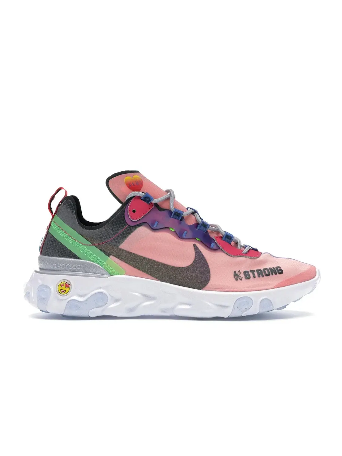 Мужские кроссовки Lifestyle Nike React Element 55 — изображение 1 из 4, мульти-/белый