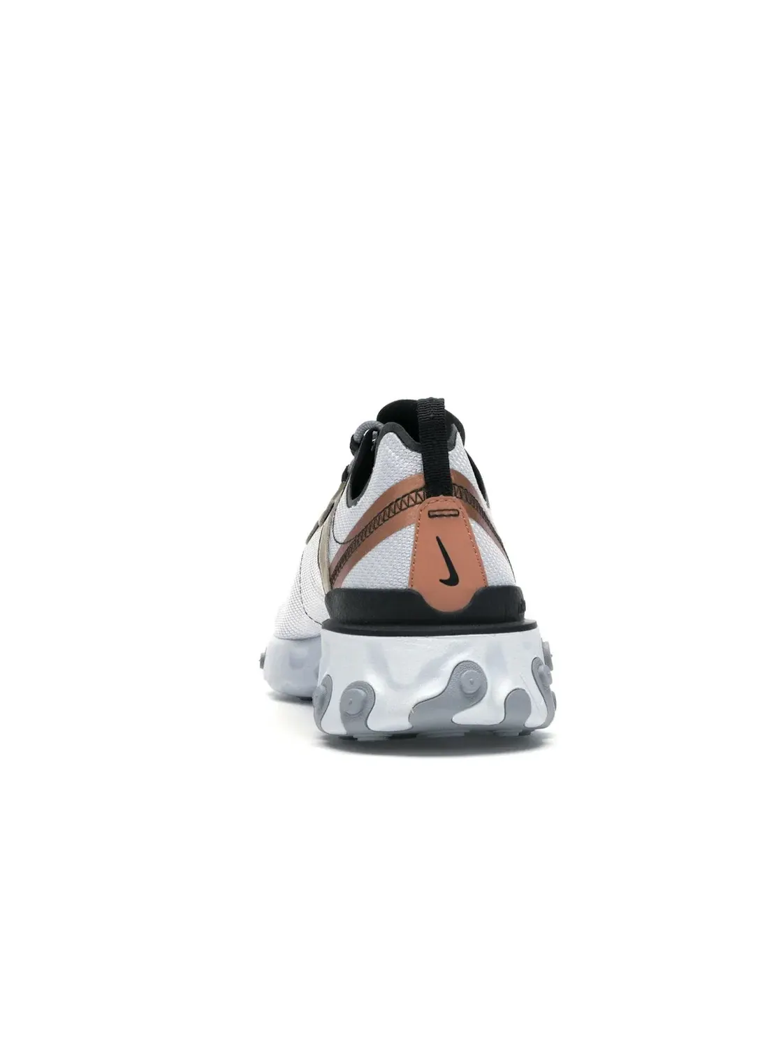Мужские кроссовки Lifestyle с амортизацией Nike React Element 55 Nike — изображение 4 из 4, платиновый/черный