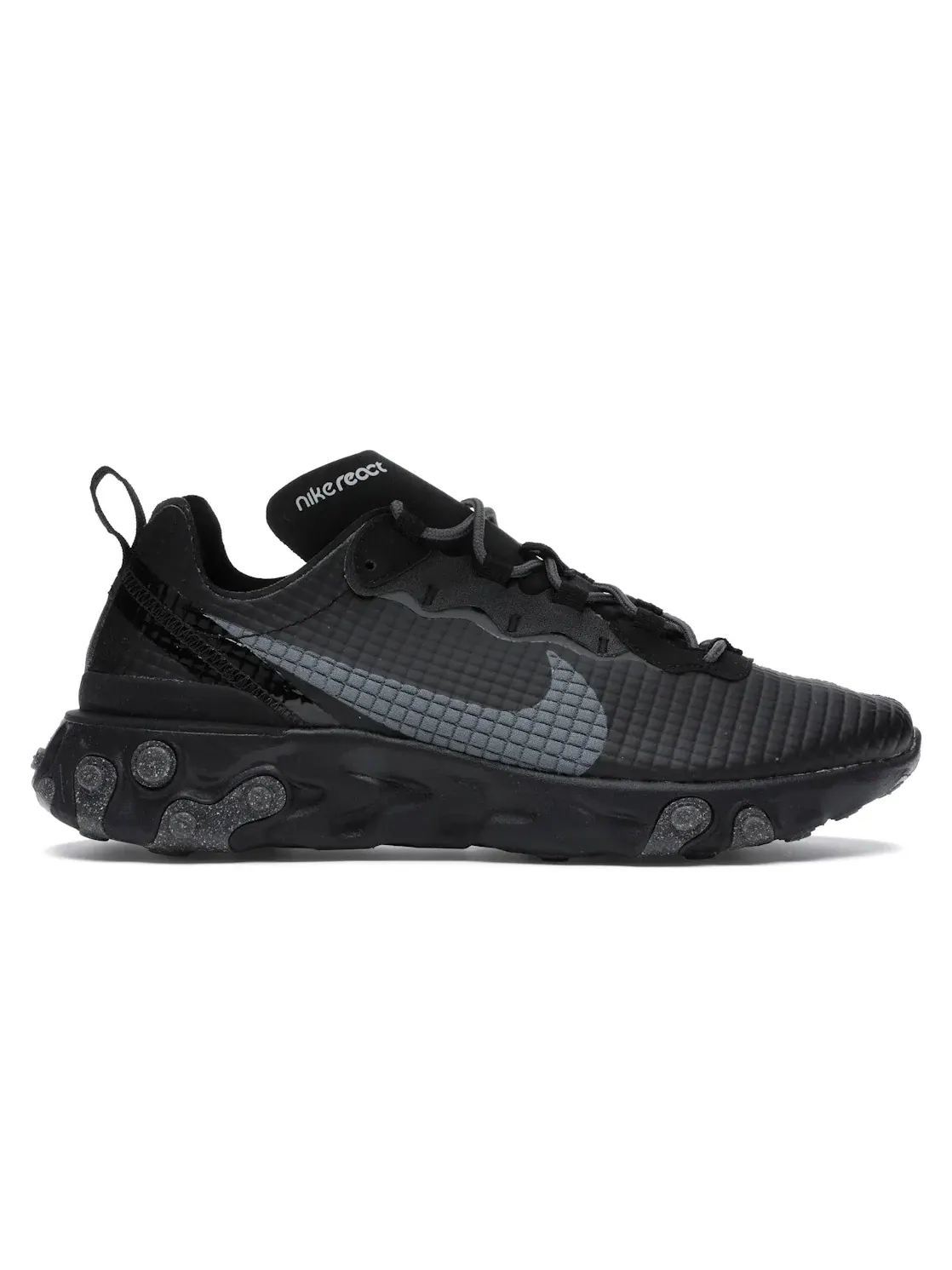 Мужские кроссовки Lifestyle Nike React Element 55 — изображение 1 из 4, черный/-темный серый