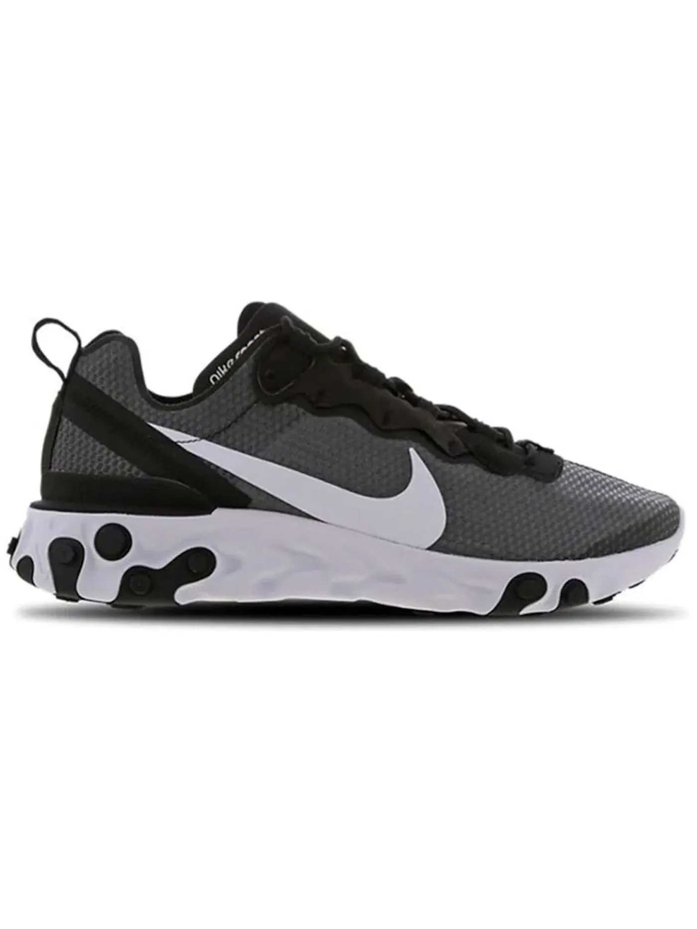 Мужские кроссовки Lifestyle Nike React Element 55 SE — изображение 1 из 1, черный/белый