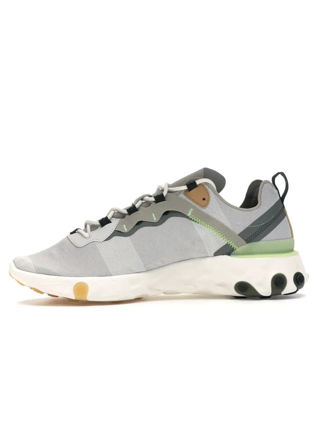Мужские кроссовки Lifestyle React Element 55 Nike, Spruce Aura/Spruce Fog-Barely Volt-Volt — изображение 3 из 4