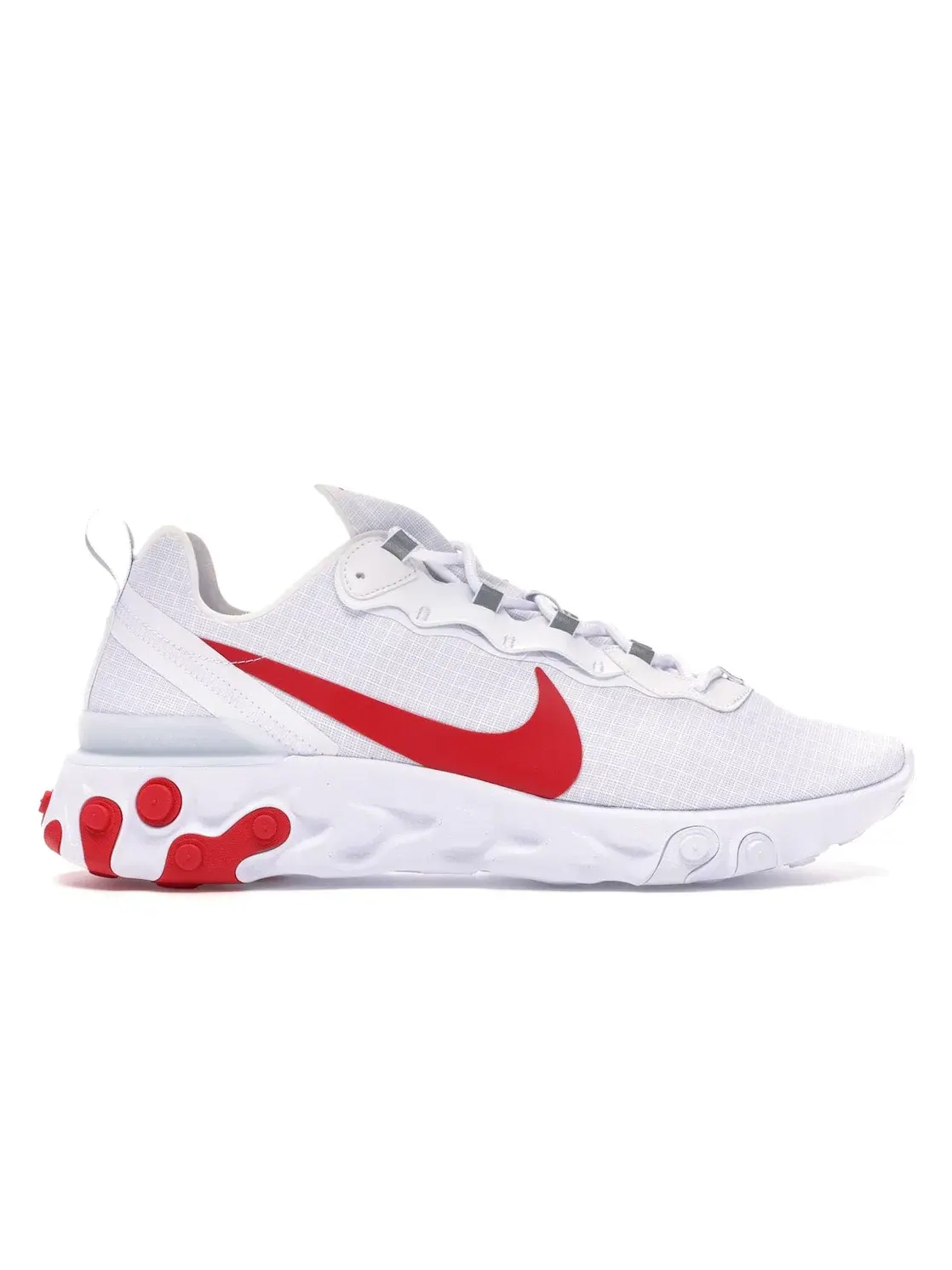 Мужские кроссовки с технологией React Nike React Element 55 Nike — изображение 1 из 4, белый/красный