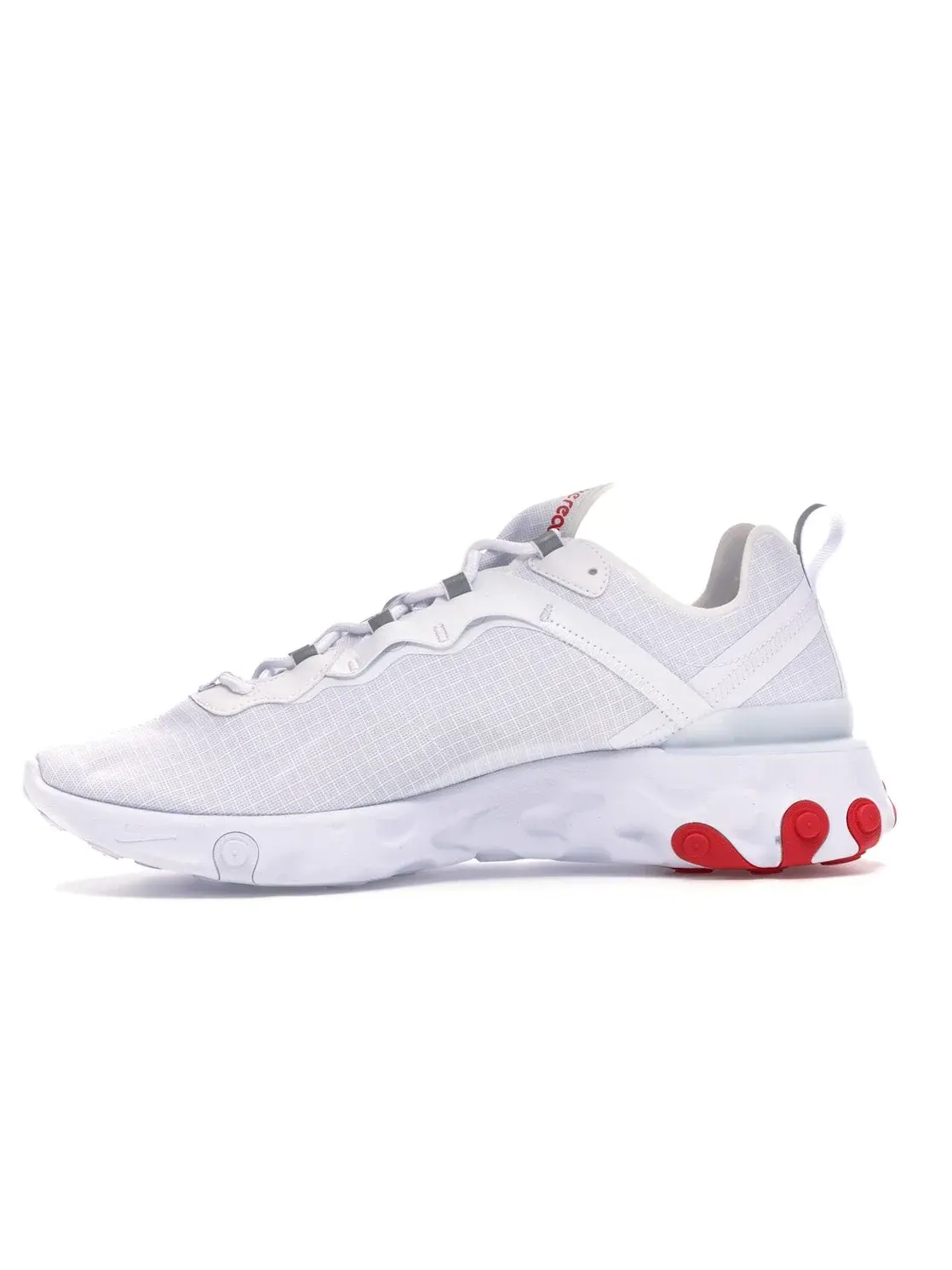 Мужские кроссовки с технологией React Nike React Element 55 Nike — изображение 3 из 4, белый/красный