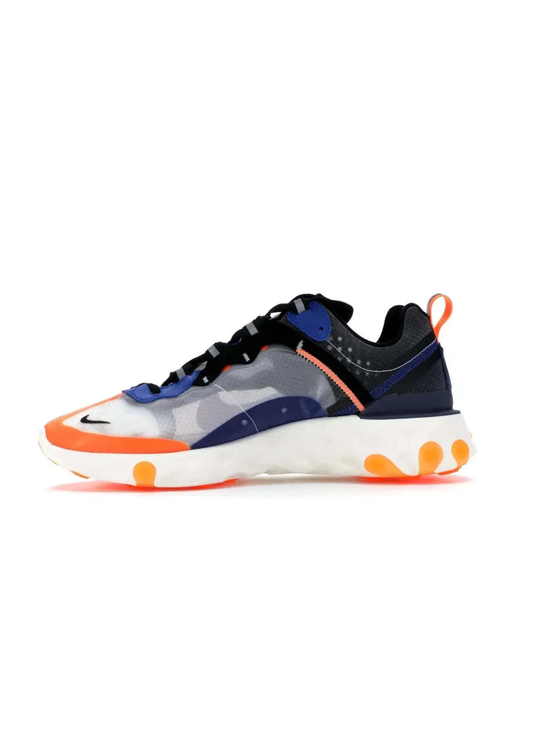 Мужские кроссовки Lifestyle Nike React Element 87 — изображение 3 из 4, серый/черный-синий