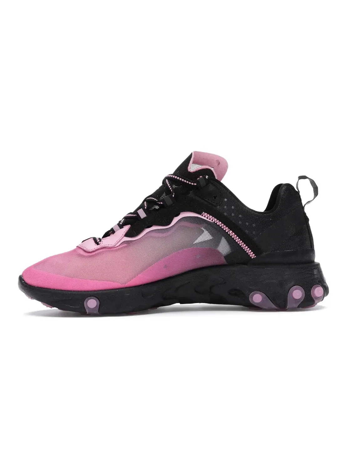 Мужские кроссовки Lifestyle Nike React Element 87 — изображение 3 из 4, черный/розовый