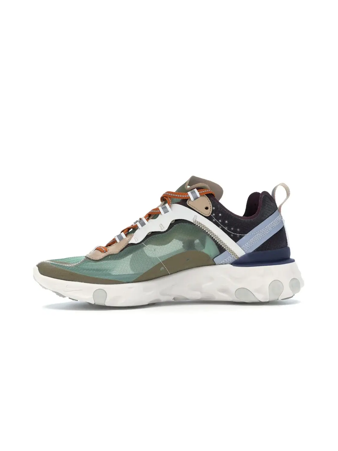 Мужские кроссовки Lifestyle с принтом Nike React Element 87 Undercover Green Mist — изображение 3 из 4, зеленый/-белый
