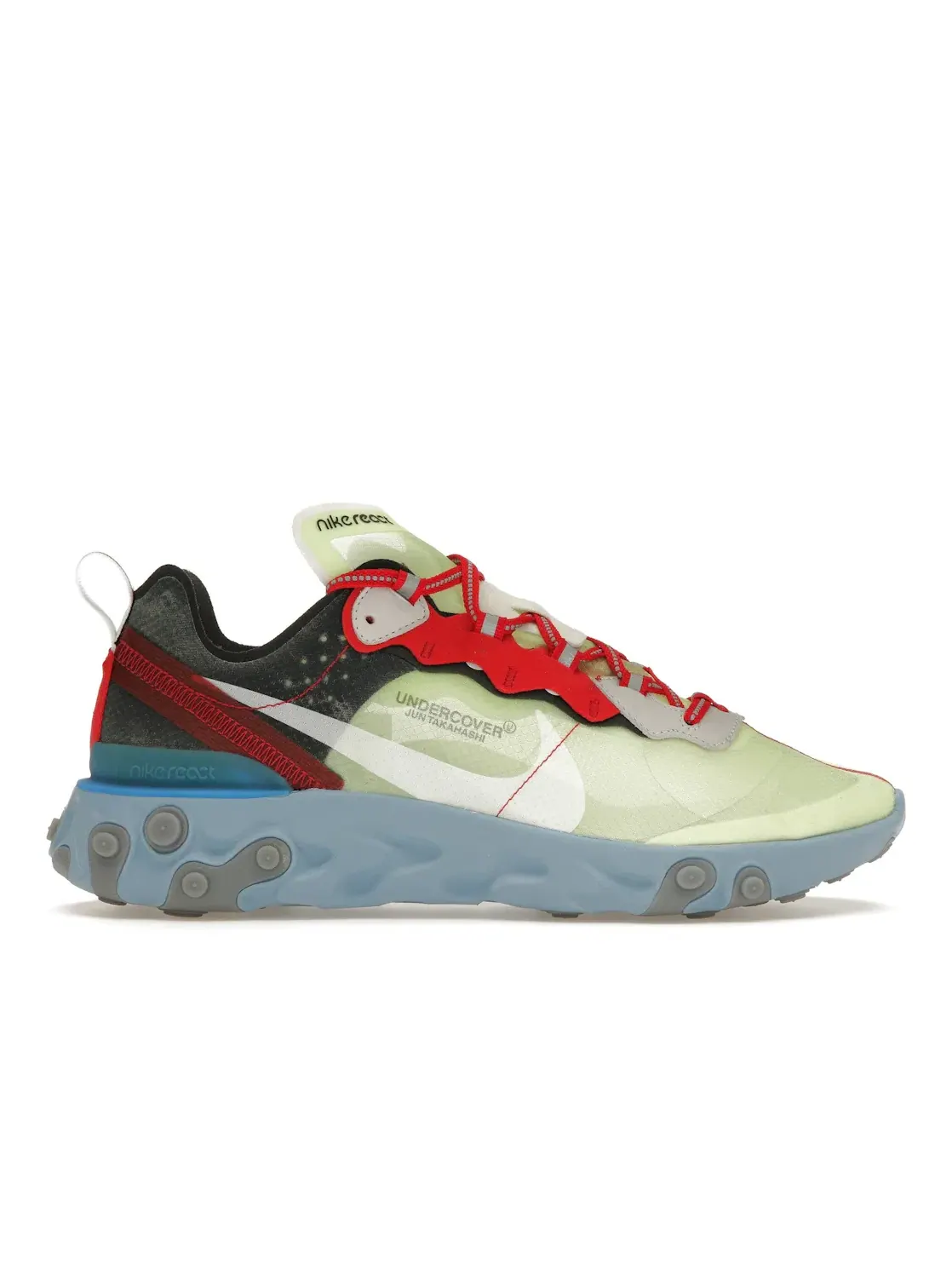 Мужские кроссовки с принтом Nike React Element 87 Undercover Nike — изображение 1 из 4, красный-черный-белый