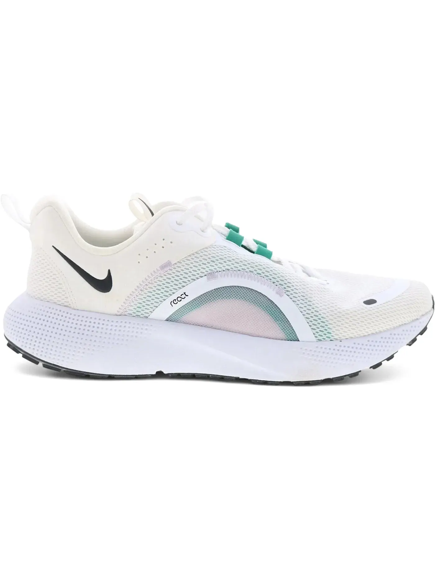 Женские кроссовки Lifestyle Nike React Escape Run 2 — изображение 1 из 1, белый/зеленый//черный