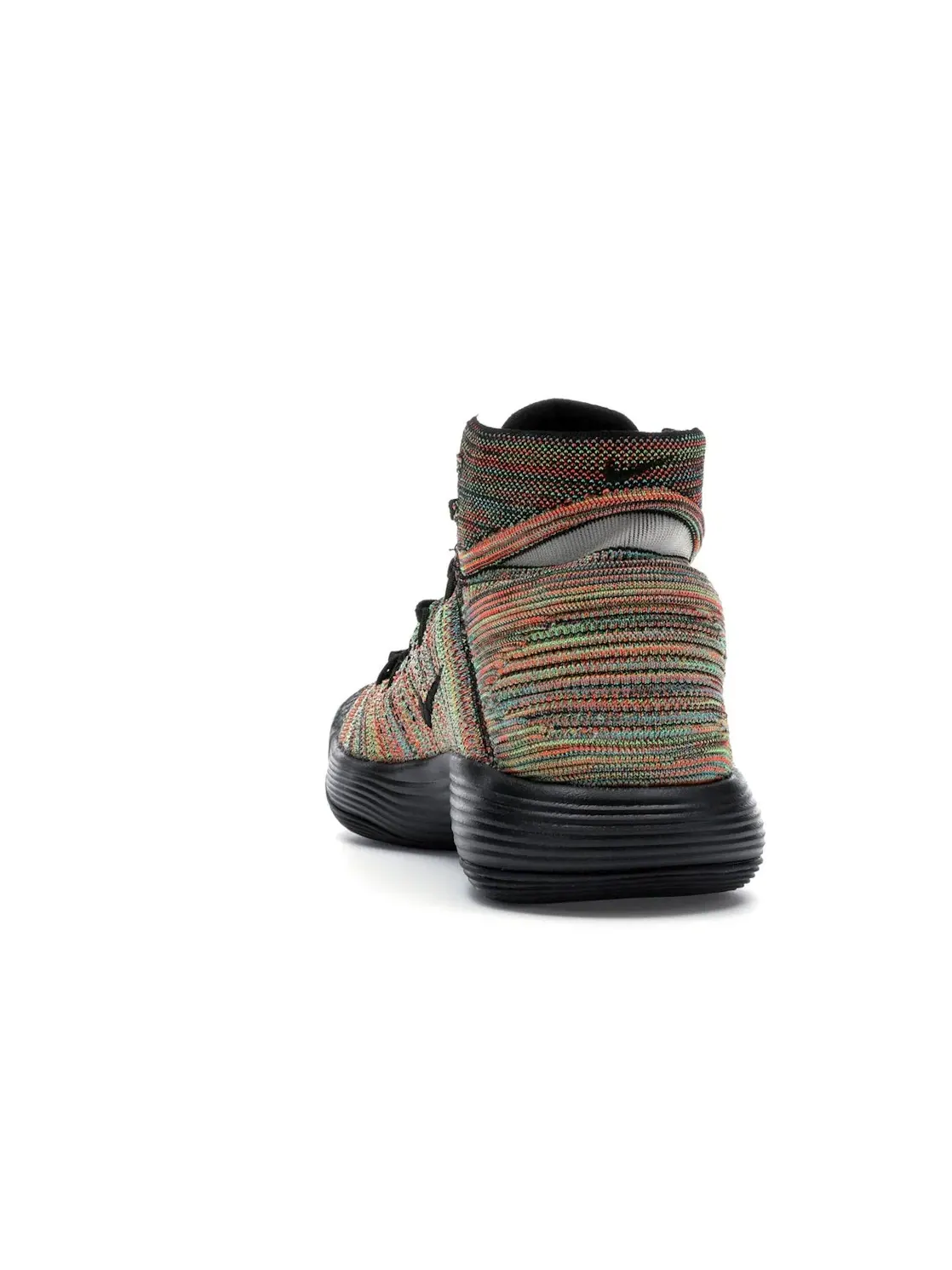Мужские кроссовки для баскетбола Flyknit Nike React Hyperdunk 2017 Nike — изображение 4 из 4, черный/черный-белый