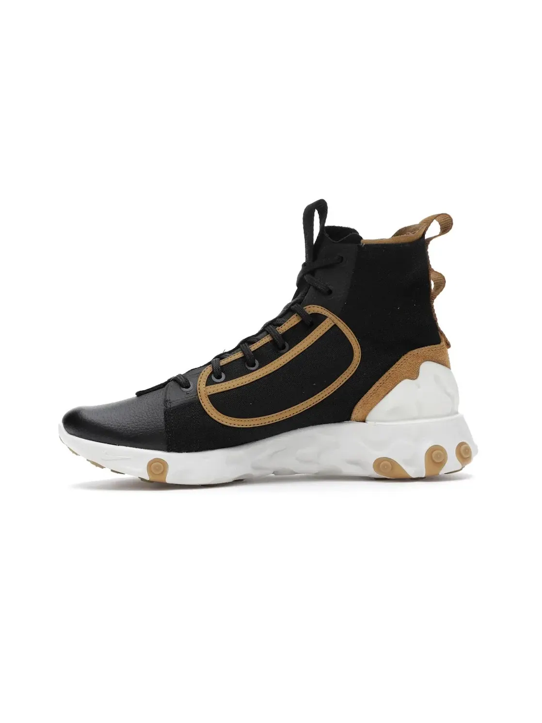 Мужские кроссовки с высоким верхом Nike React Ianga — изображение 3 из 4, черный/белый