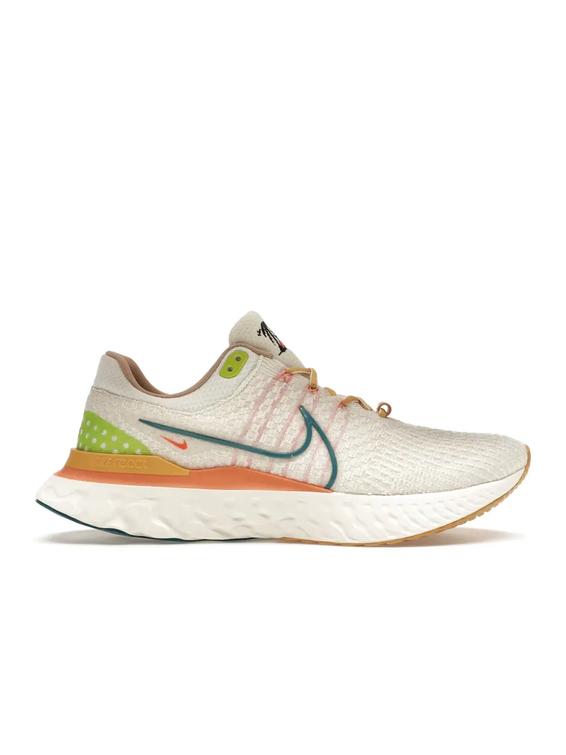 Мужские кроссовки для бега с технологией Flyknit Nike React Infinity Run 3 Flyknit Sun Club — изображение 1 из 4