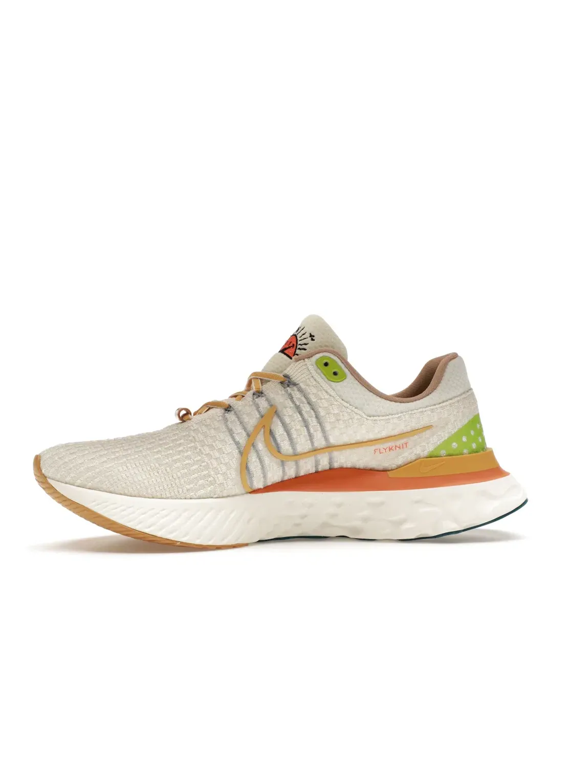 Мужские кроссовки для бега с технологией Flyknit Nike React Infinity Run 3 Flyknit Sun Club — изображение 3 из 4