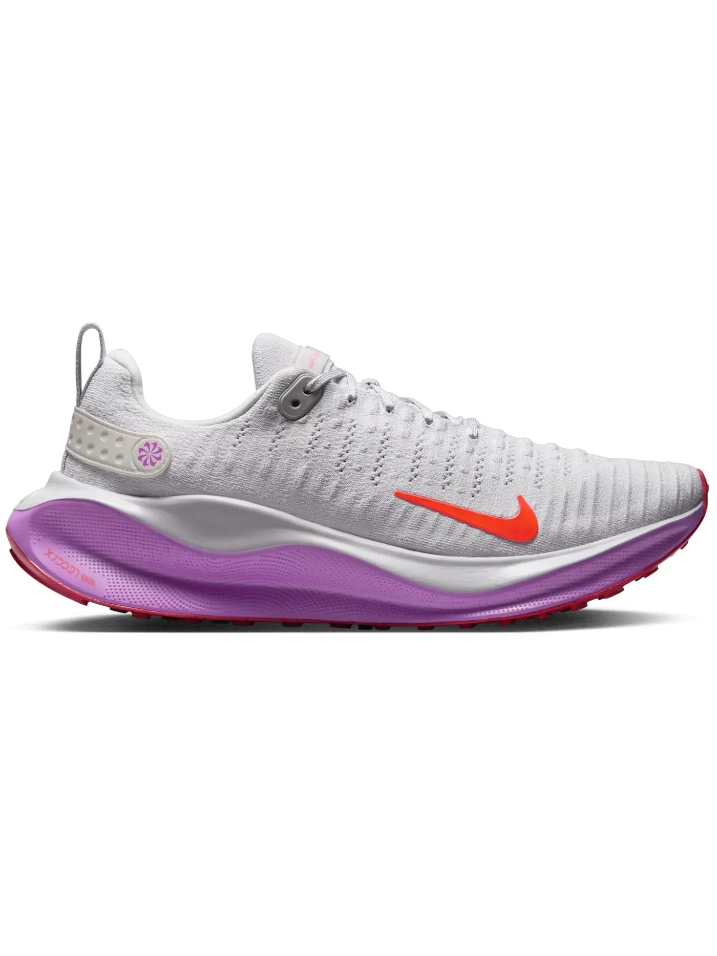 Мужские кроссовки для бега Nike React Infinity Run 4 — изображение 1 из 1, серый/фиолетовый/яркий