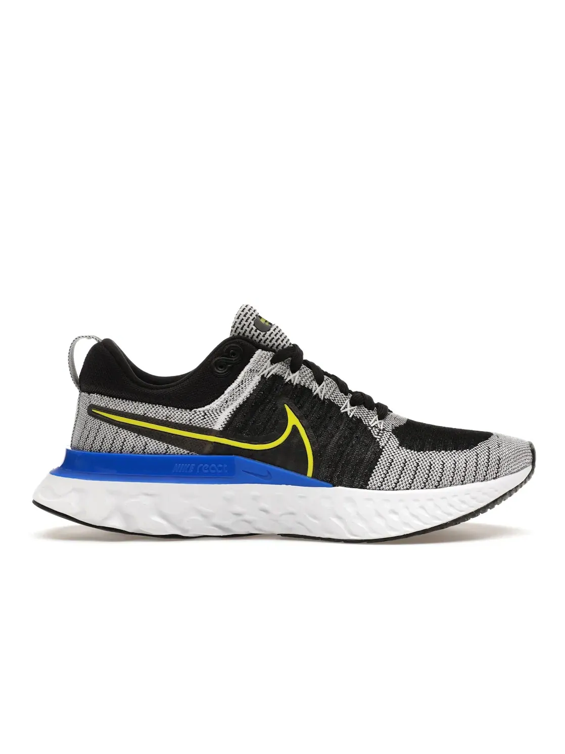 Мужские кроссовки для бега Nike React Infinity Run Flyknit 2 — изображение 1 из 4, белый/черный-синий