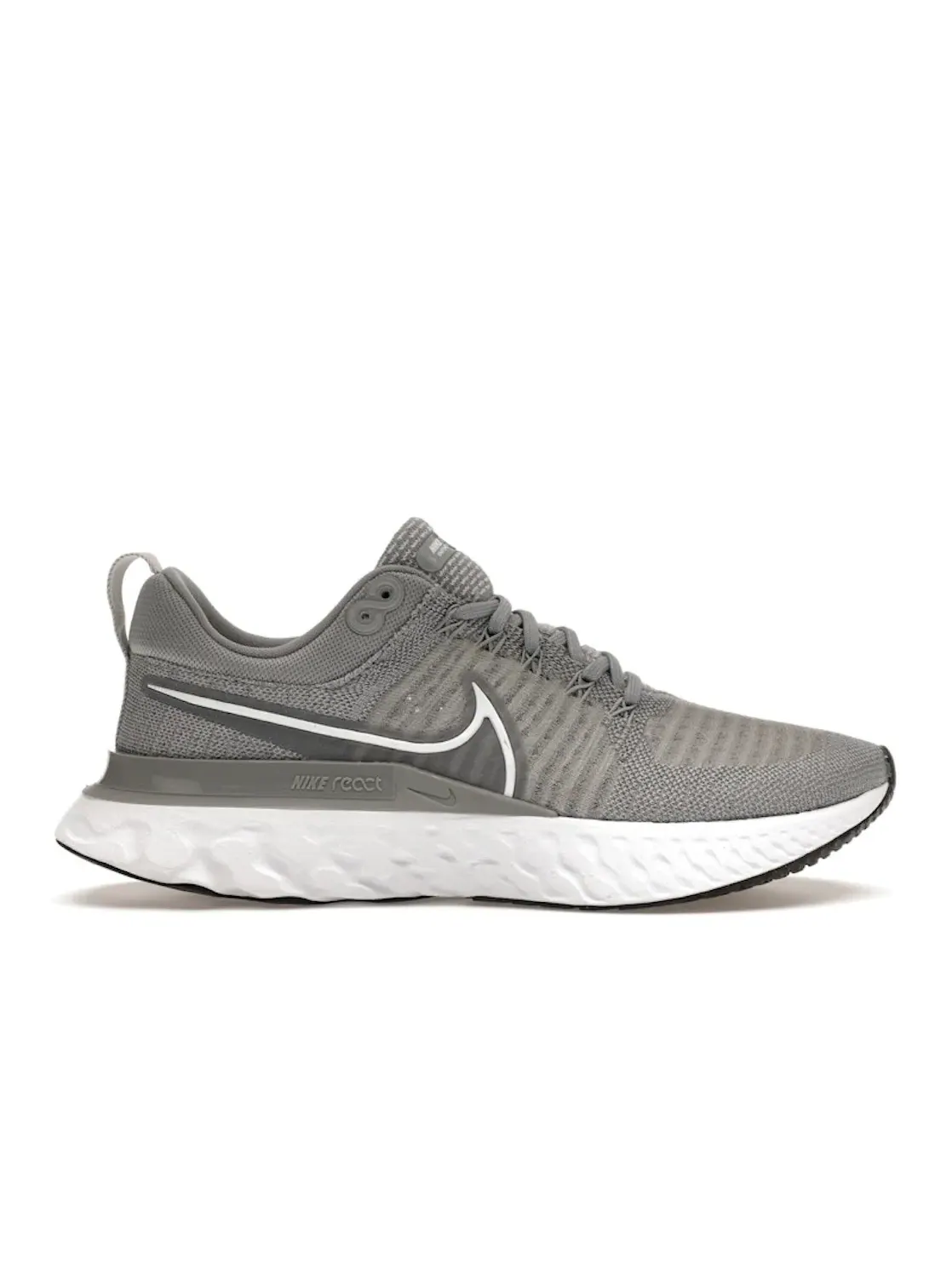 Женские кроссовки для бега Nike React Infinity Run Flyknit 2 — изображение 1 из 4, серый/серый/черный/белый
