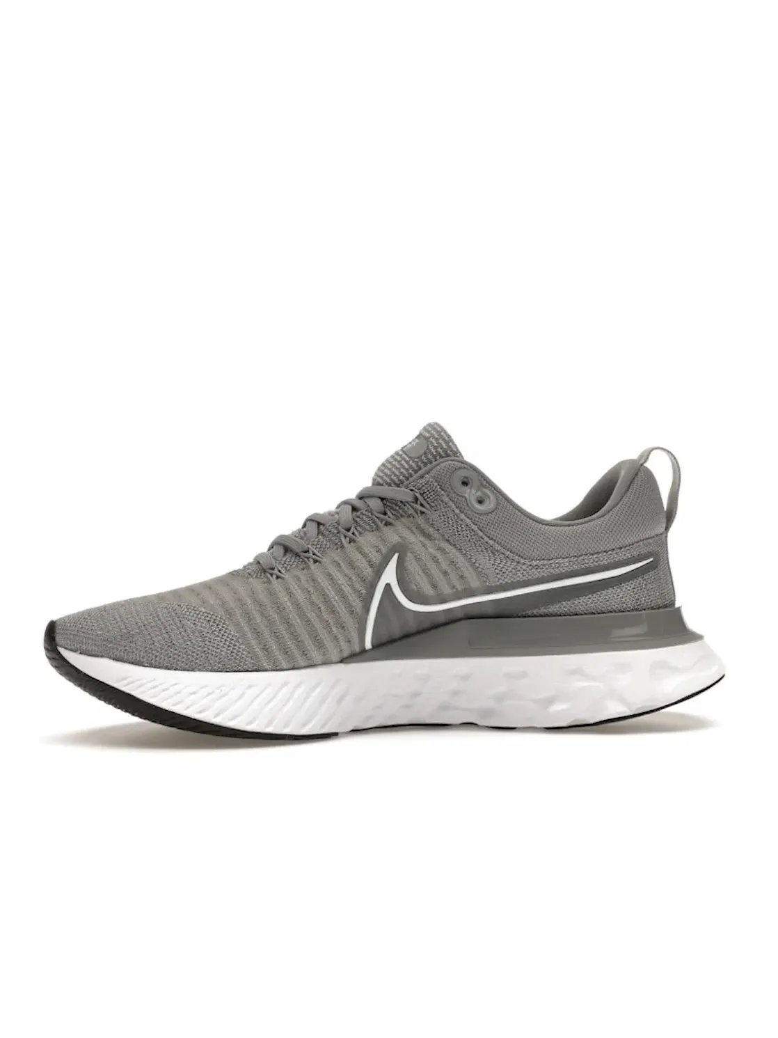 Женские кроссовки для бега Nike React Infinity Run Flyknit 2 — изображение 3 из 4, серый/серый/черный/белый