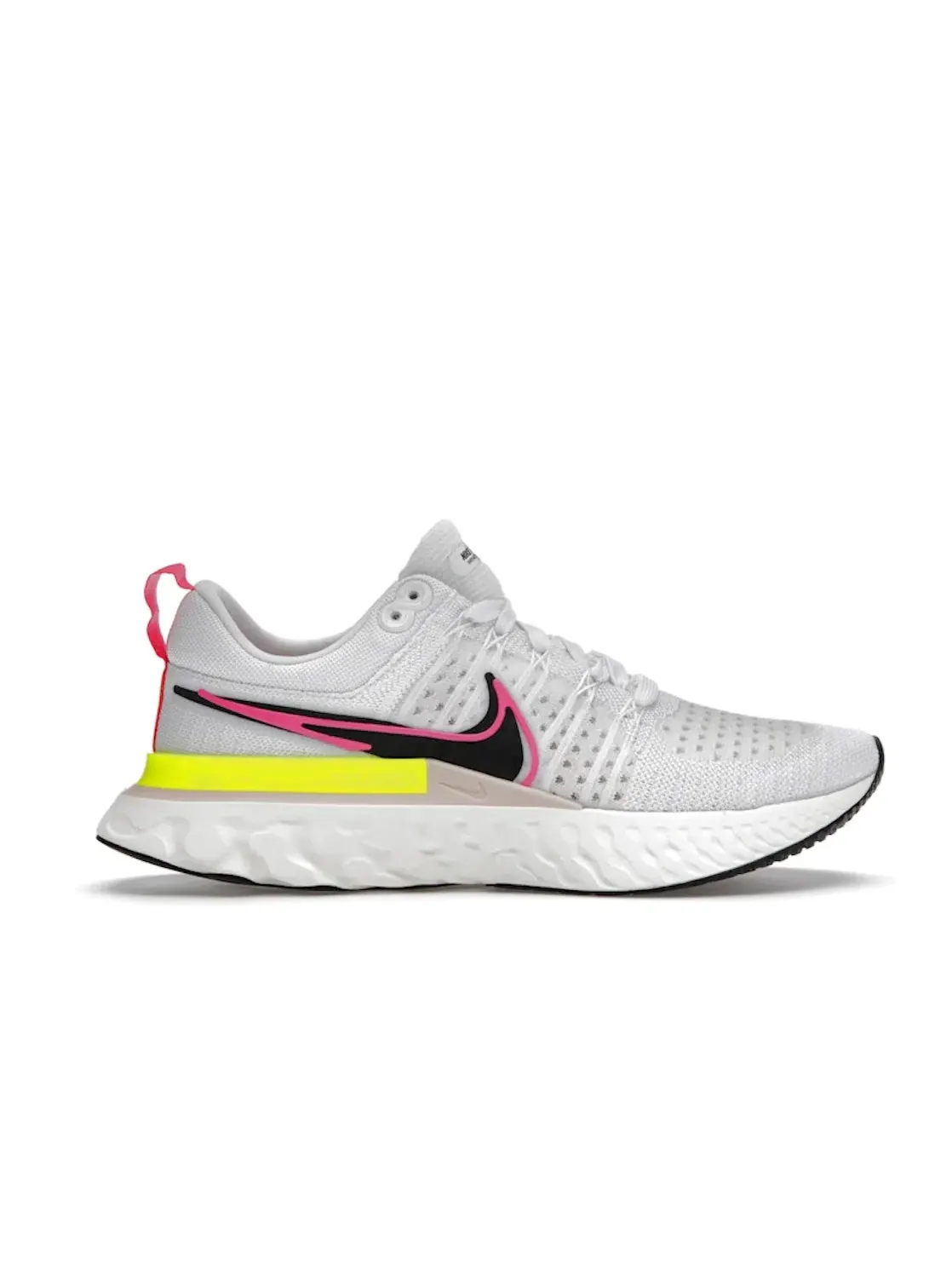 Мужские кроссовки для бега Nike React Infinity Run Flyknit 2 Rawdacious — изображение 1 из 4, белый//розовый/черный