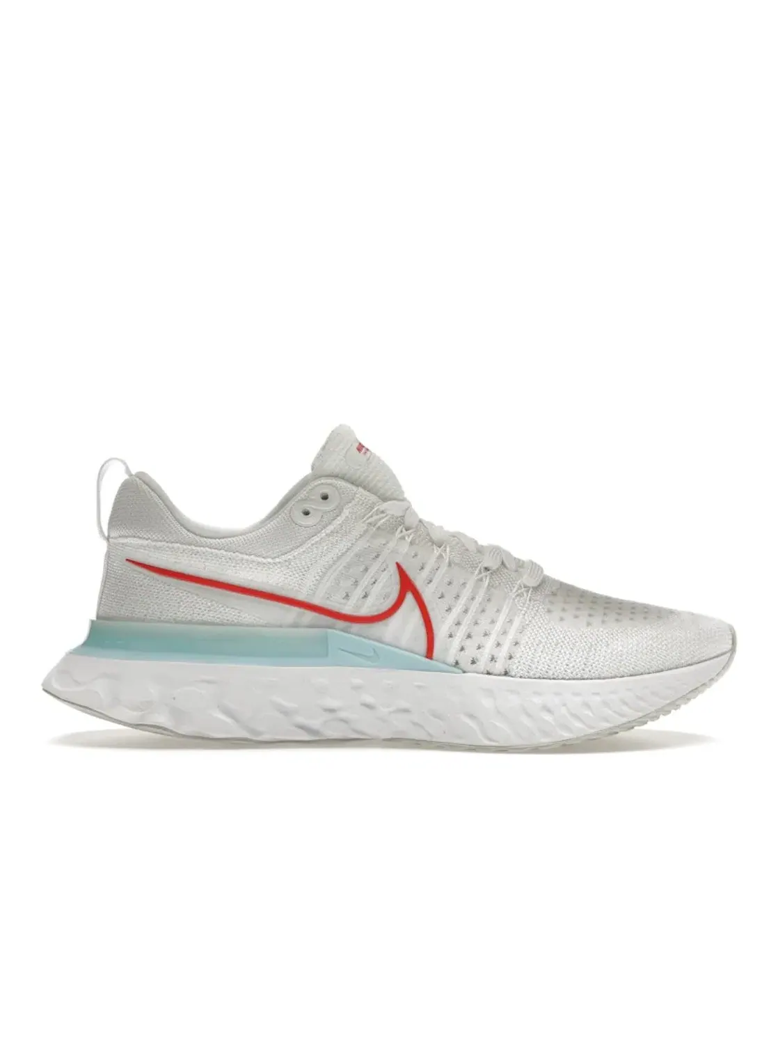 Мужские кроссовки беговые с технологией React Nike React Infinity Run Flyknit 2 — изображение 1 из 4, белый/--красный