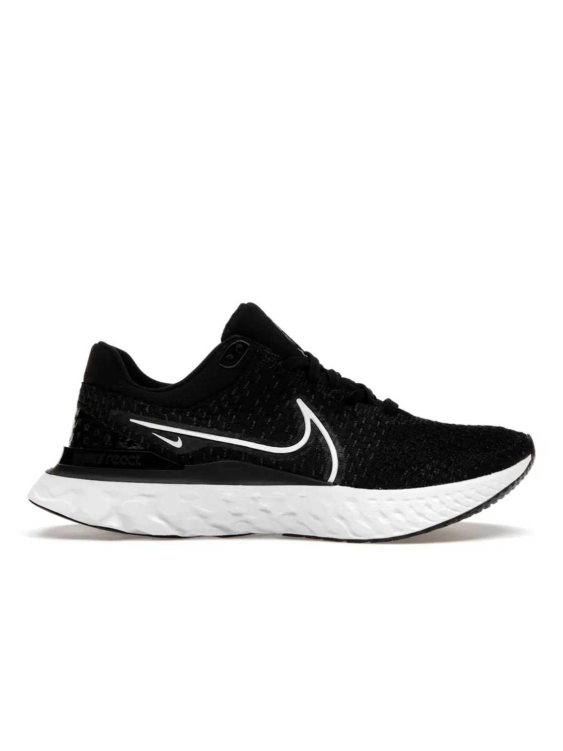 Мужские кроссовки для бега с амортизацией Nike React Infinity Run Flyknit 3 Nike — изображение 1 из 4, черный/белый