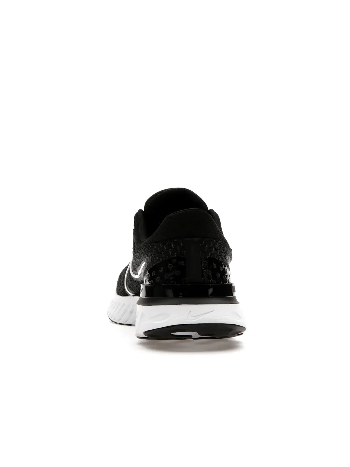 Мужские кроссовки для бега с амортизацией Nike React Infinity Run Flyknit 3 Nike — изображение 4 из 4, черный/белый