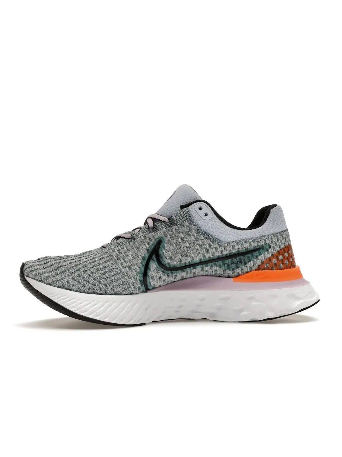 Женские кроссовки для бега с технологией Flyknit Nike React Infinity Run Flyknit 3 — изображение 3 из 4, черный-синий-светлый