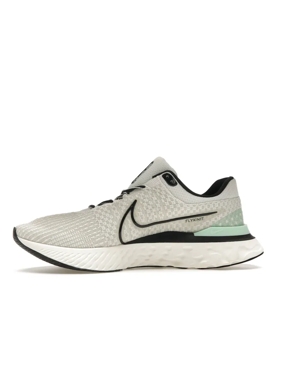 Мужские кроссовки для бега Nike React Infinity Run Flyknit 3 — изображение 3 из 4, черный-светлый