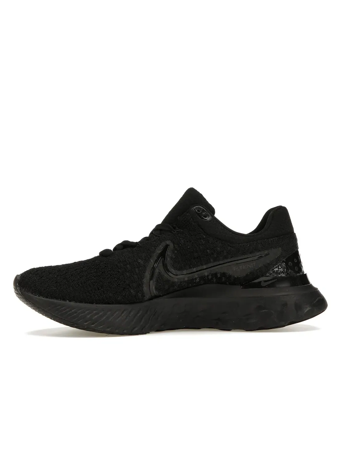 Женские кроссовки для бега Nike React Infinity Run Flyknit 3 Nike — изображение 3 из 4, черный/черный