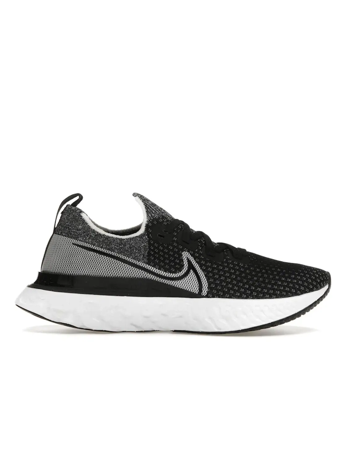 Женские кроссовки для бега с длинным рукавом Nike React Infinity Run Flyknit Nike — изображение 1 из 4, черный/белый/белый