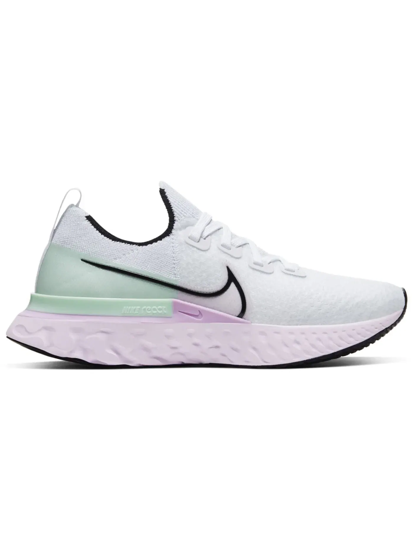 Женские кроссовки с технологией React Flyknit Nike React Infinity Run Flyknit Nike — изображение 1 из 1, белый черный