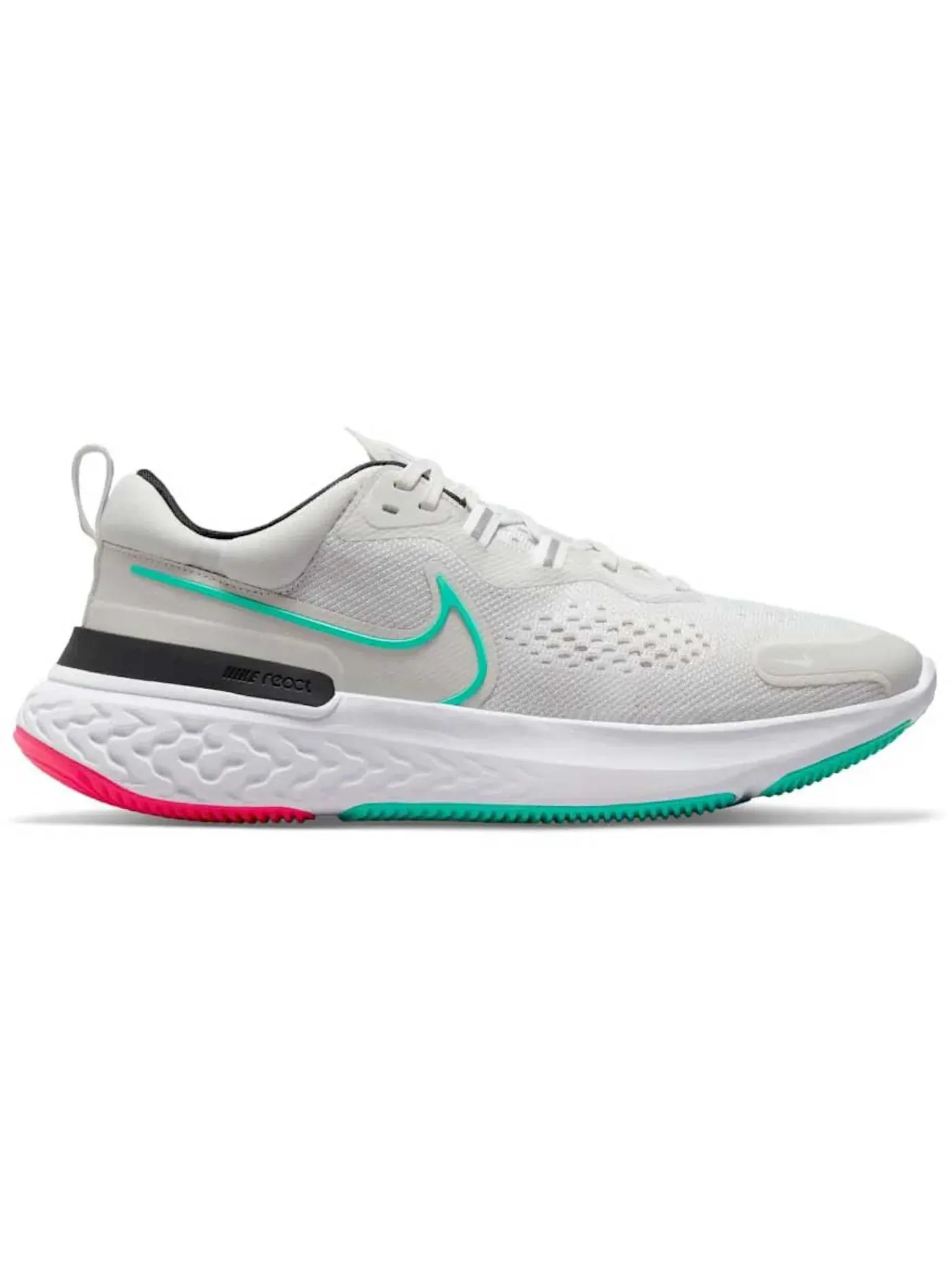 Мужские кроссовки Lifestyle Nike React Miler 2 — изображение 1 из 1, платиновый/белый