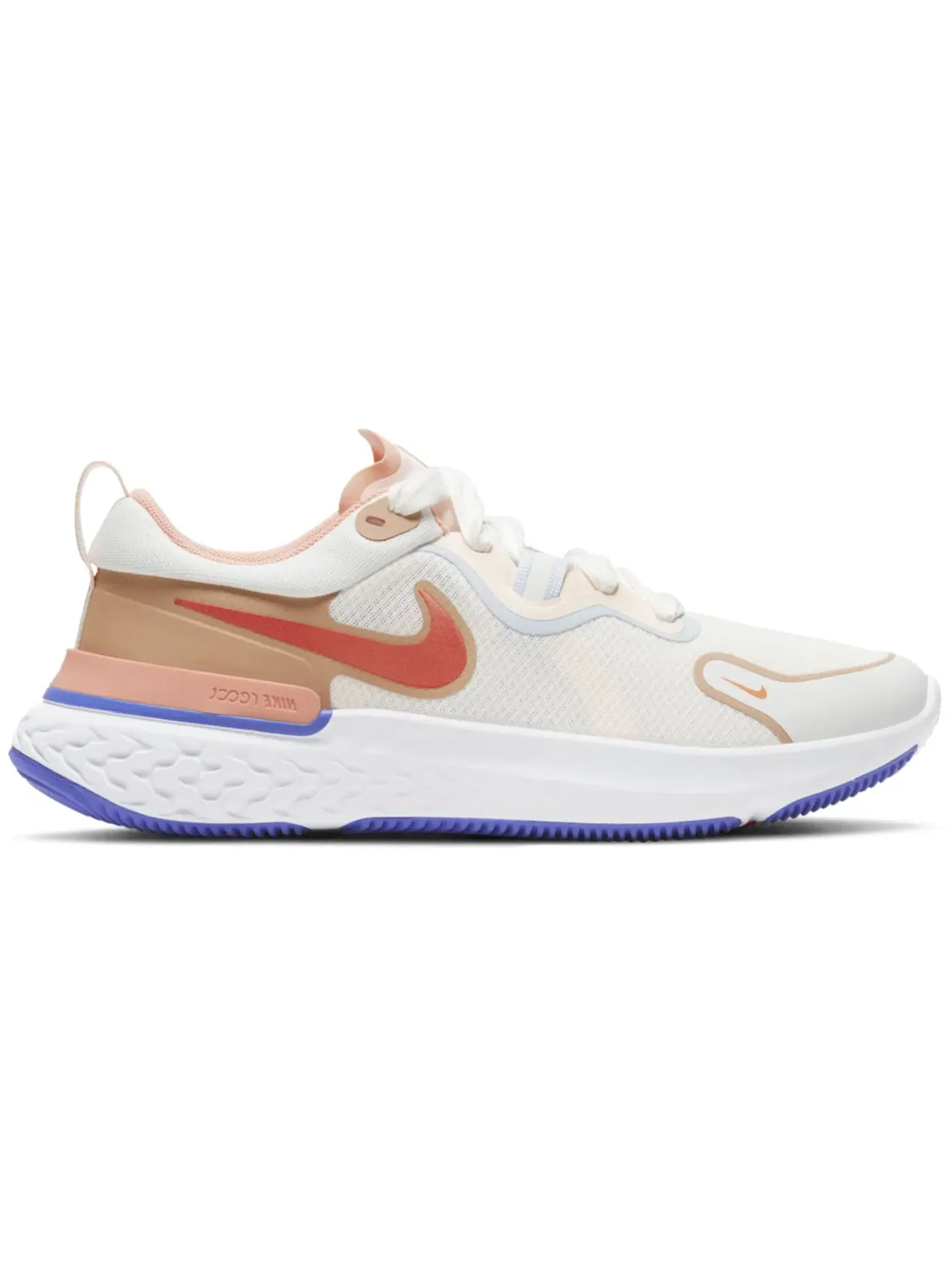 Женские кроссовки Lifestyle Nike React Miler — изображение 1 из 1, оранжевый/белый